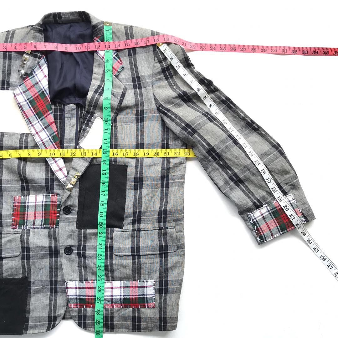Comme des Garcons Vintage COMME des GARÇONS Homme Boho Patchwork Blazer/Jacket Size US M / EU 48-50 / 2 - 4 Thumbnail