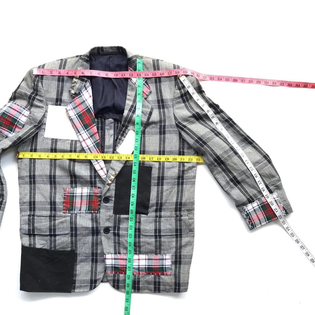 Comme des Garcons Vintage COMME des GARÇONS Homme Boho Patchwork Blazer/Jacket Size US M / EU 48-50 / 2 - 3 Thumbnail