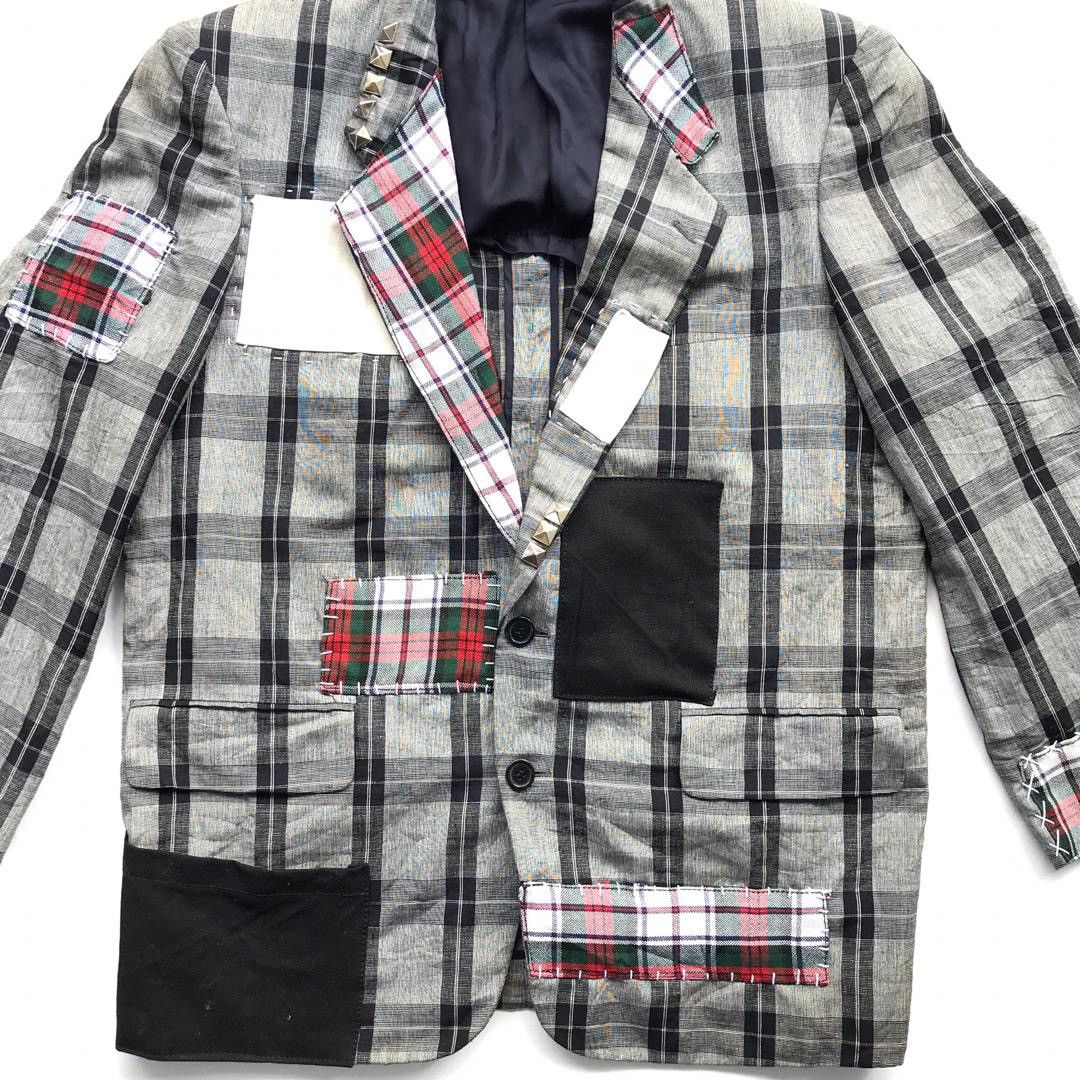 Comme des Garcons Vintage COMME des GARÇONS Homme Boho Patchwork Blazer/Jacket Size US M / EU 48-50 / 2 - 5 Thumbnail