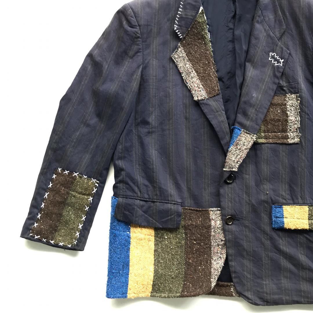 Comme des Garcons Vintage COMME des GARÇONS Boho Patcwork Blazer/Jacket Size US S / EU 44-46 / 1 - 6 Thumbnail