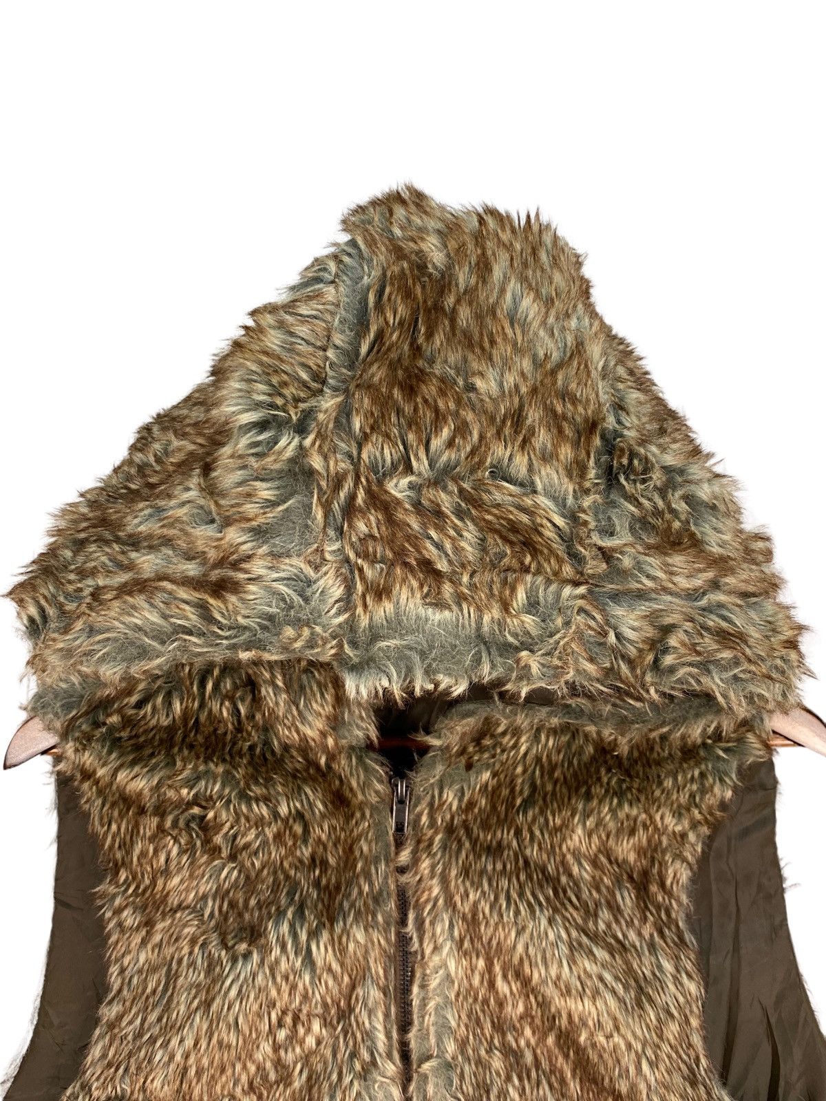 Japanese Brand ❗️NICE DESIGN❗️Fur Vest Hoodies Size US L / EU 52-54 / 3 - 3 Thumbnail