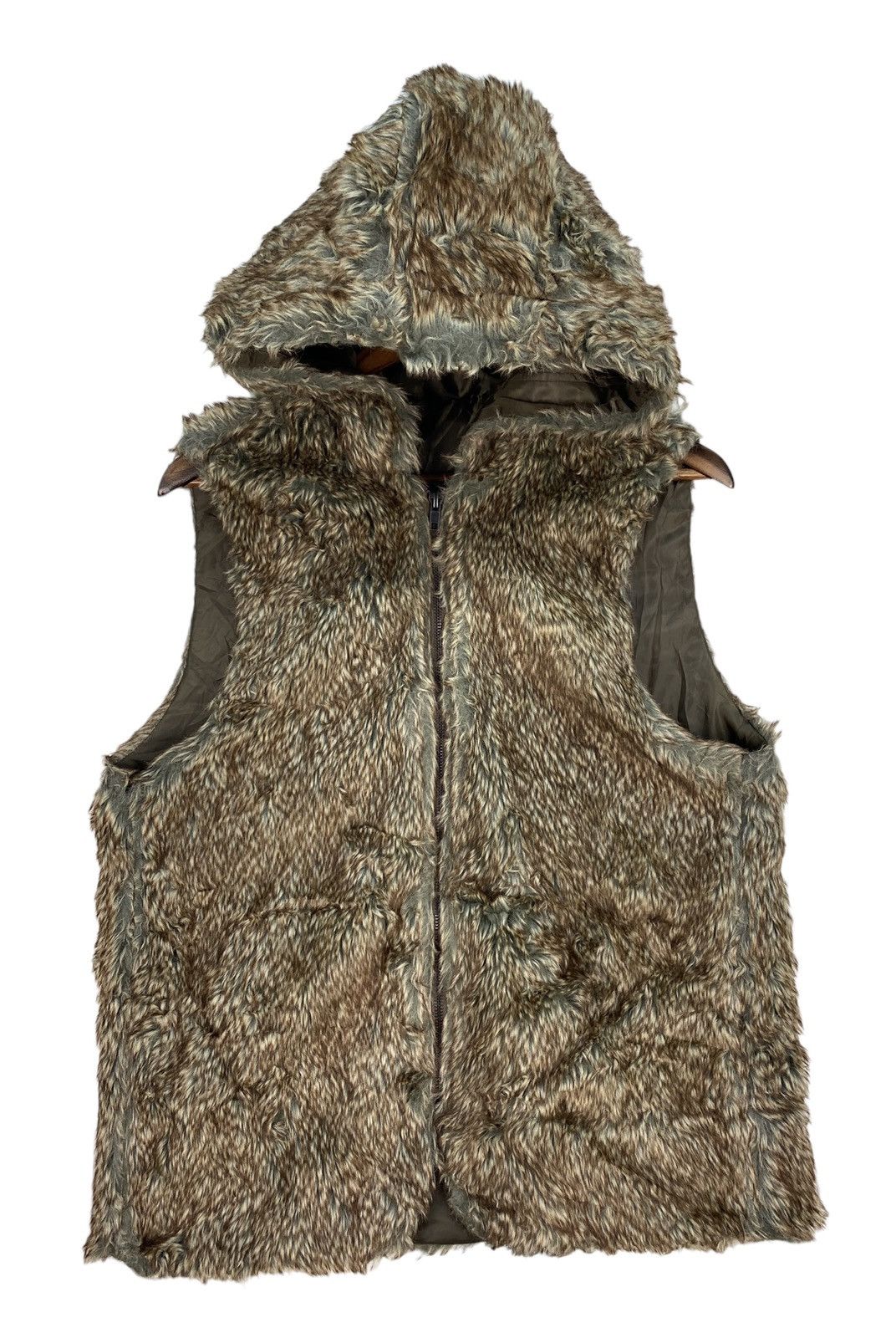 Japanese Brand ❗️NICE DESIGN❗️Fur Vest Hoodies Size US L / EU 52-54 / 3 - 1 Thumbnail