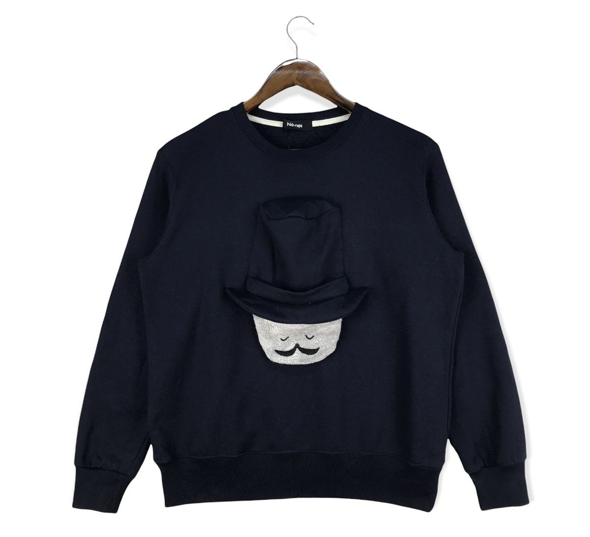 Pre-owned Issey Miyake Ne-net By  Sweatshirt In Dark Blue