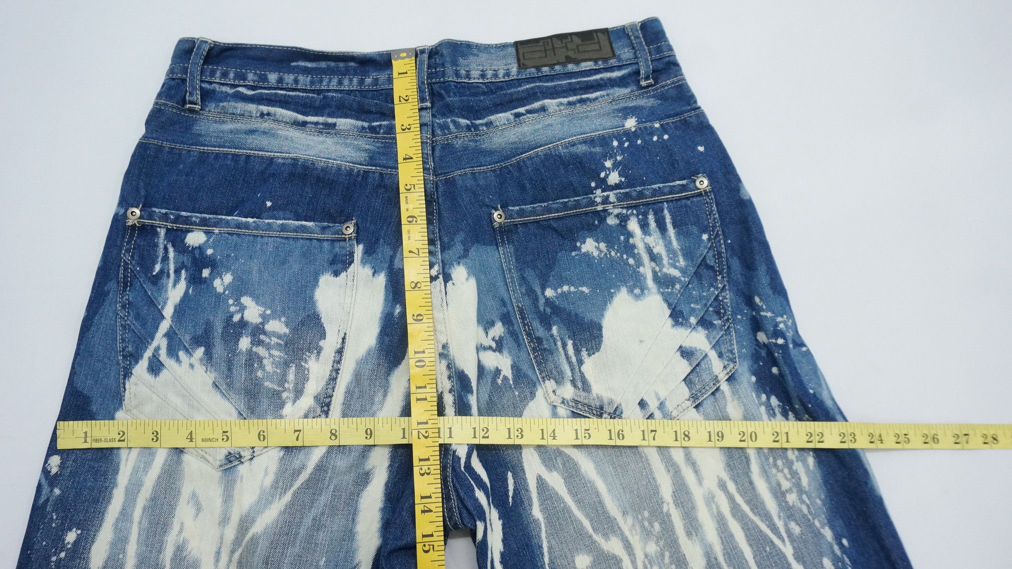 Akademiks 🔥 AKADEMIKS Painter Abstract Distressed Jeans Size US 33 - 15 Thumbnail