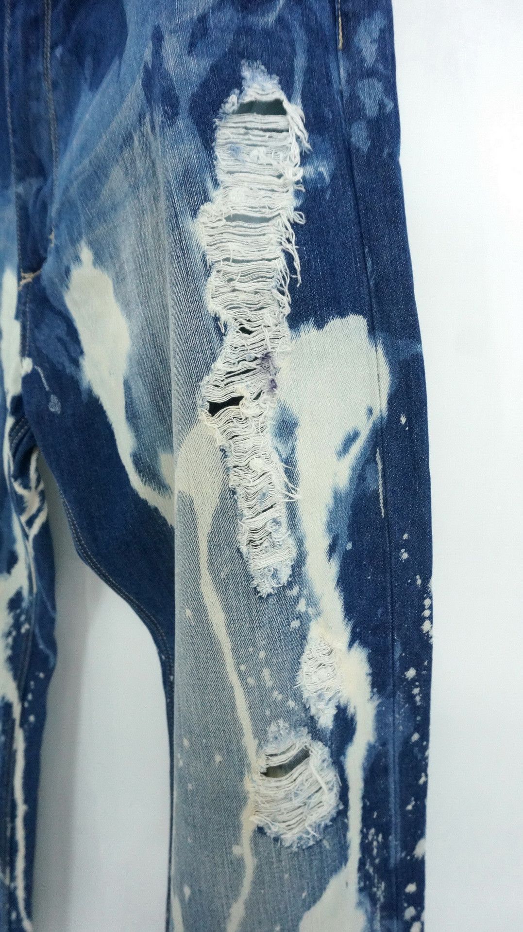 Akademiks 🔥 AKADEMIKS Painter Abstract Distressed Jeans Size US 33 - 6 Thumbnail