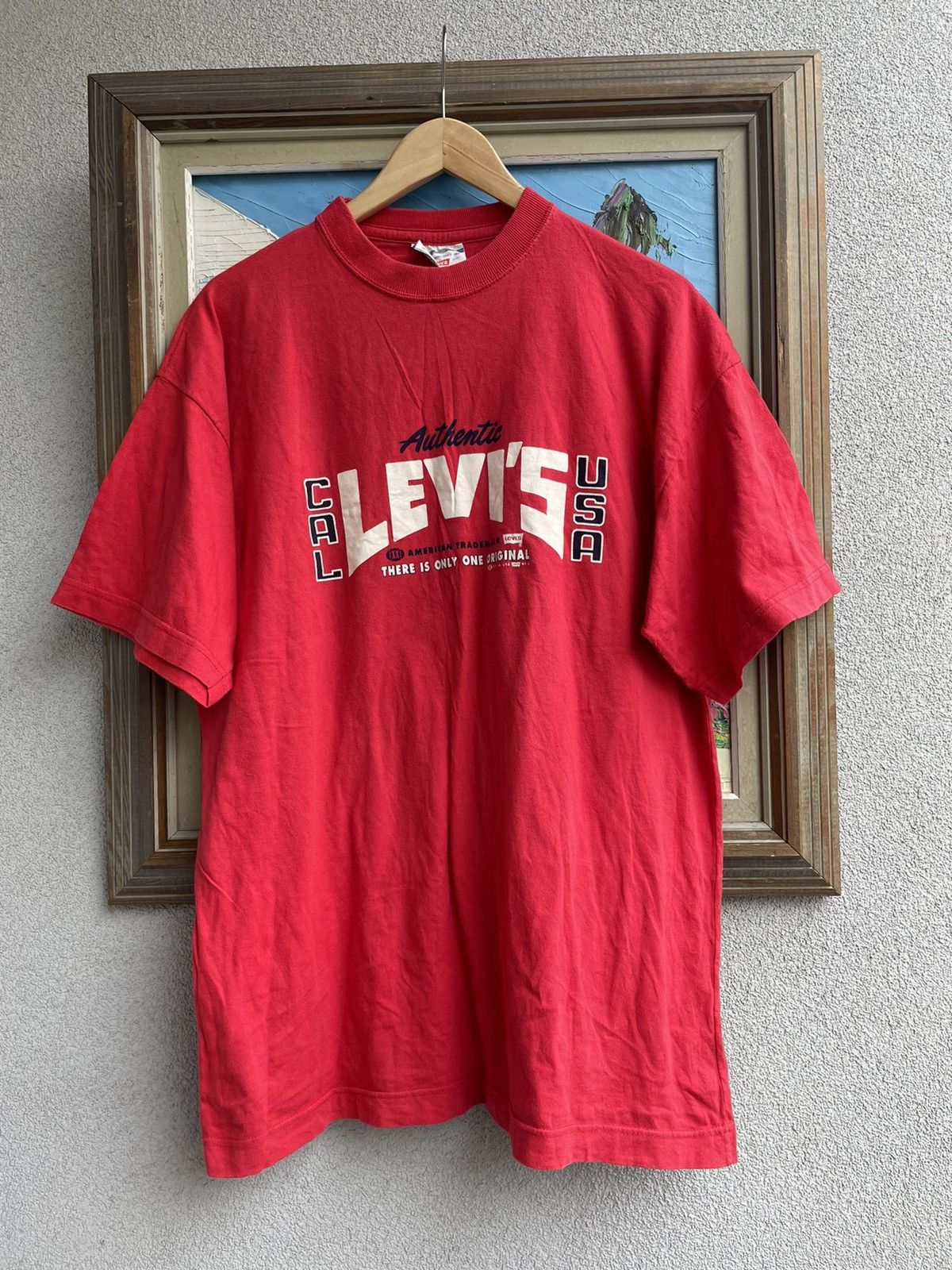 Levi's Levis Vintage Red Classic Logo Tee USA Authentic Size US L / EU 52-54 / 3 - 1 Thumbnail
