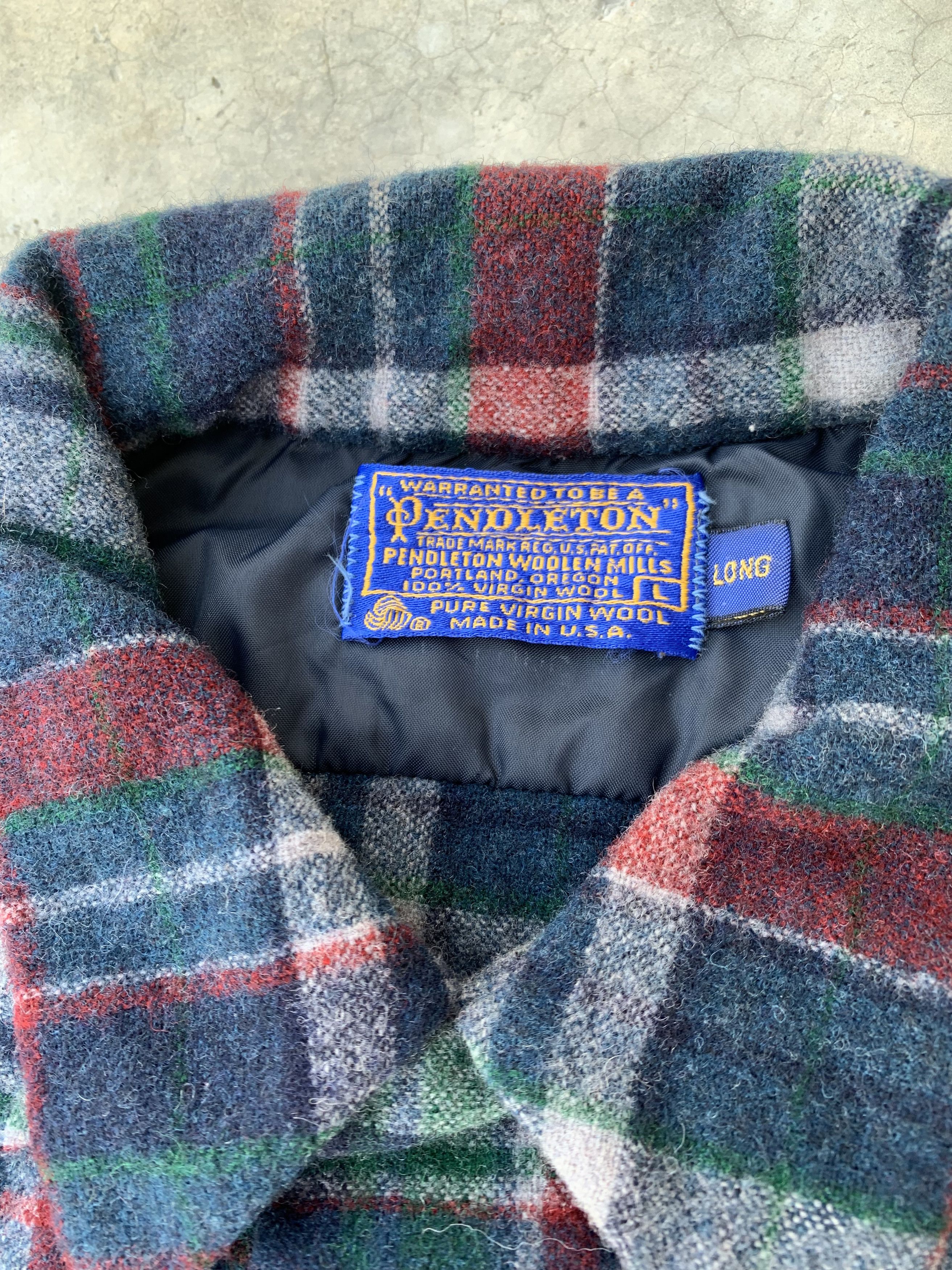 Pendleton Vintage 80s Pendleton Plaid Wool Flannel Blanket Tartan Size US M / EU 48-50 / 2 - 9 Thumbnail