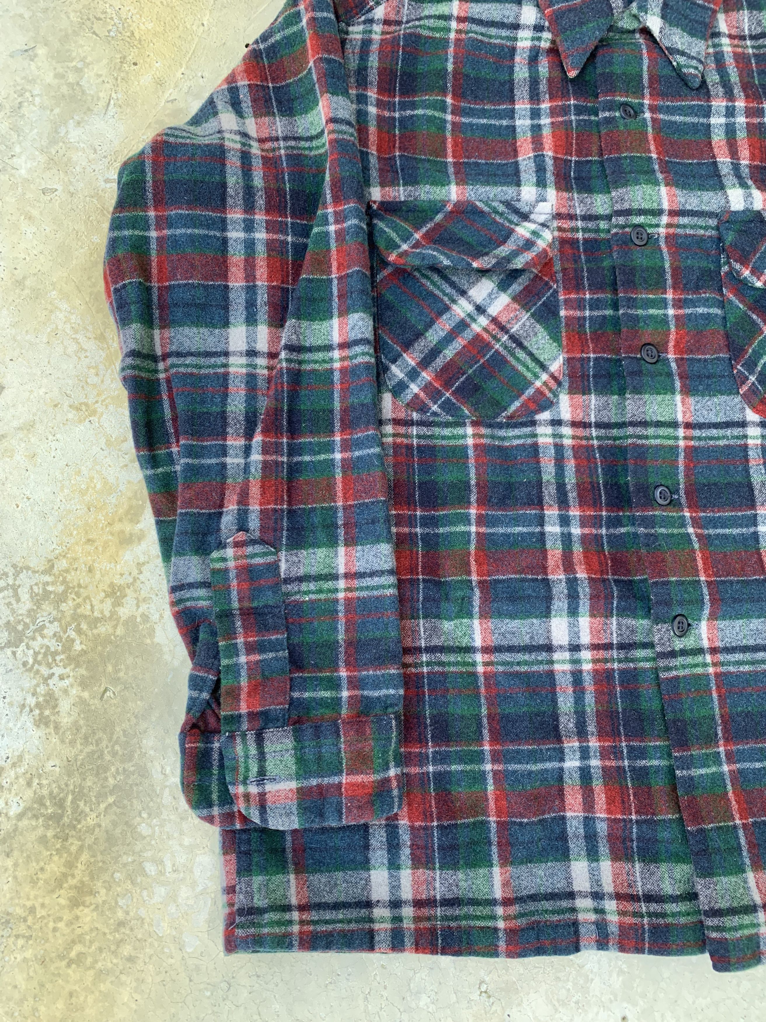 Pendleton Vintage 80s Pendleton Plaid Wool Flannel Blanket Tartan Size US M / EU 48-50 / 2 - 4 Thumbnail