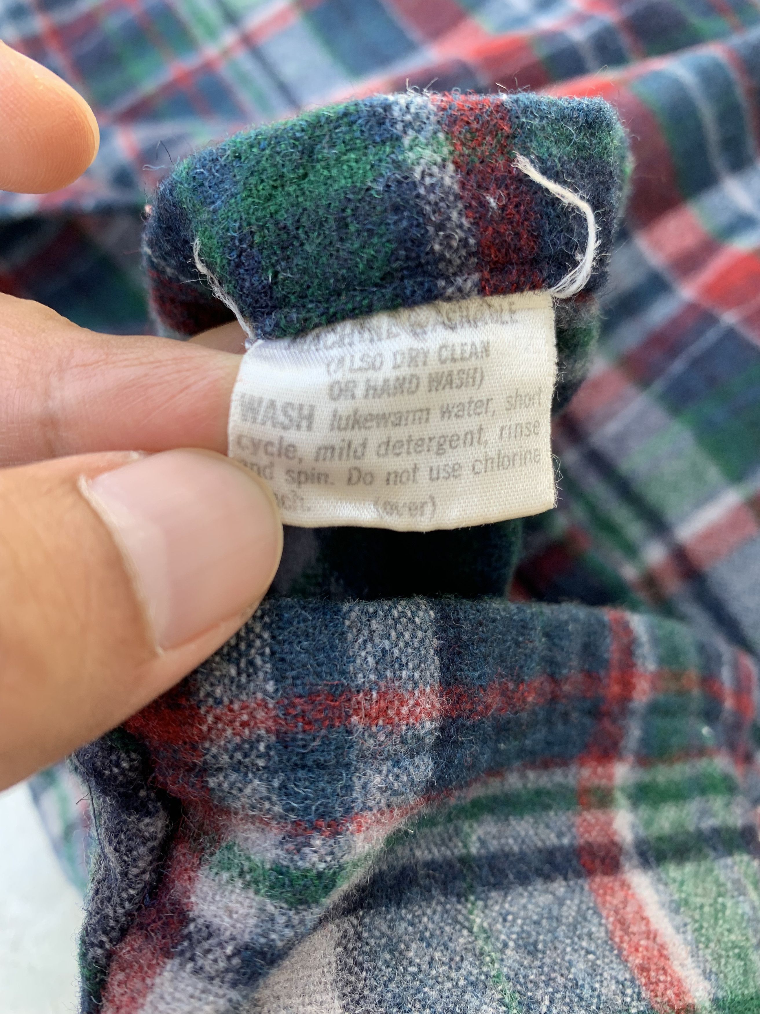 Pendleton Vintage 80s Pendleton Plaid Wool Flannel Blanket Tartan Size US M / EU 48-50 / 2 - 13 Thumbnail