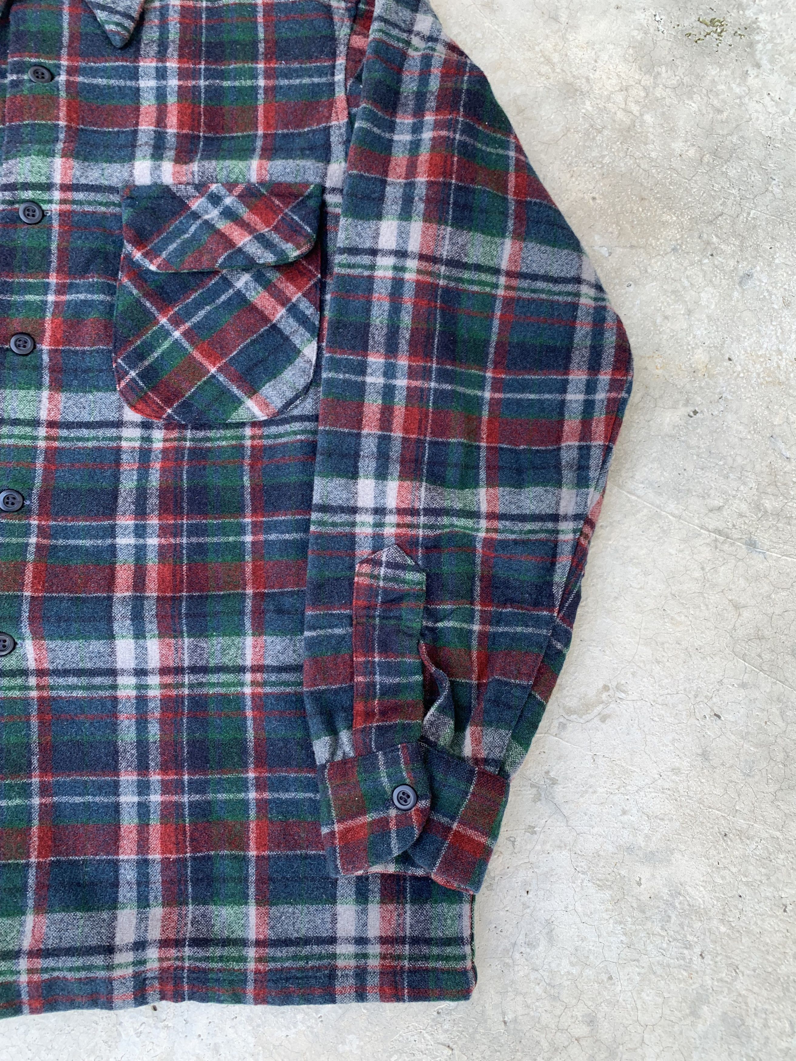 Pendleton Vintage 80s Pendleton Plaid Wool Flannel Blanket Tartan Size US M / EU 48-50 / 2 - 3 Thumbnail