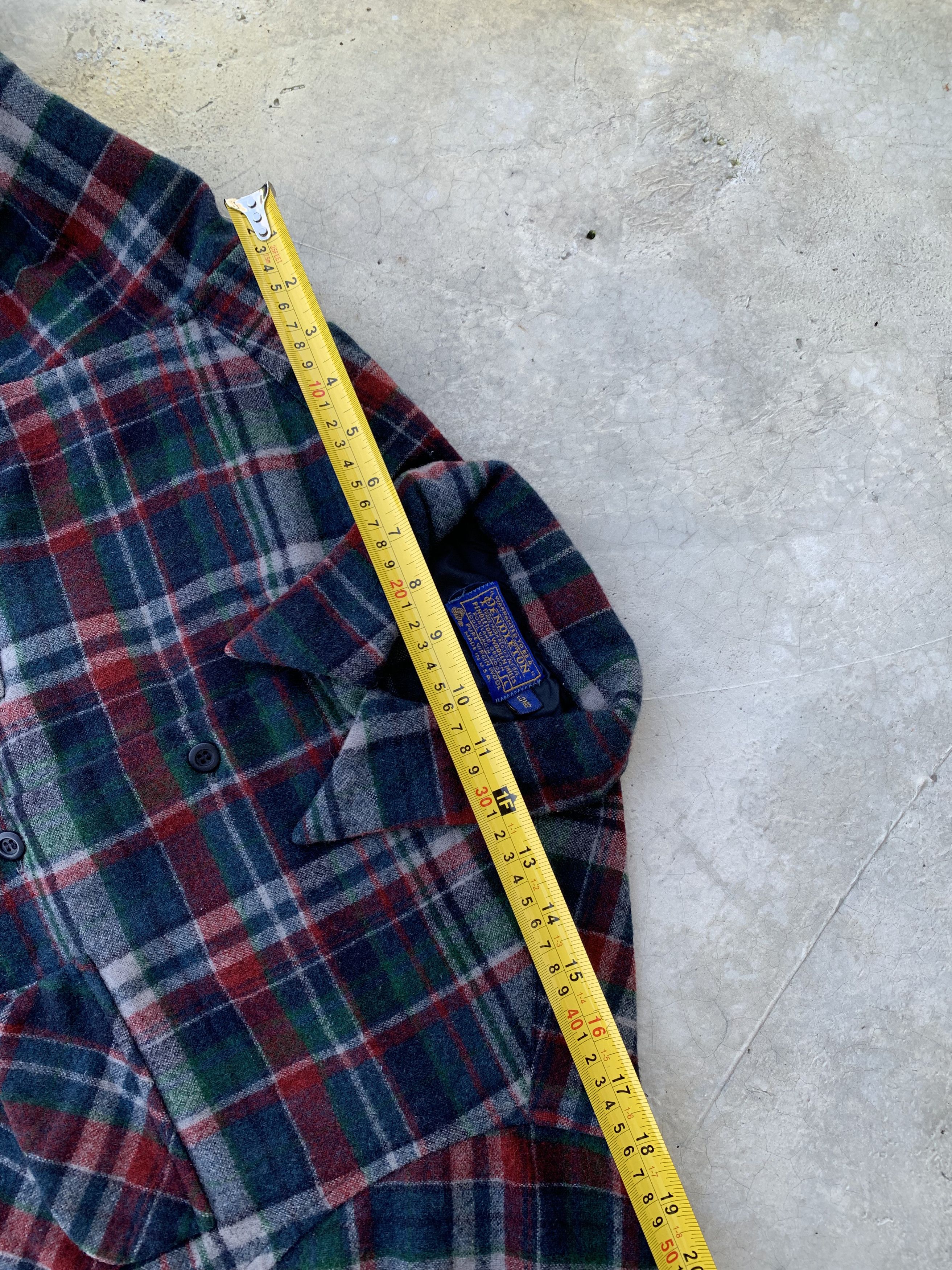 Pendleton Vintage 80s Pendleton Plaid Wool Flannel Blanket Tartan Size US M / EU 48-50 / 2 - 7 Thumbnail