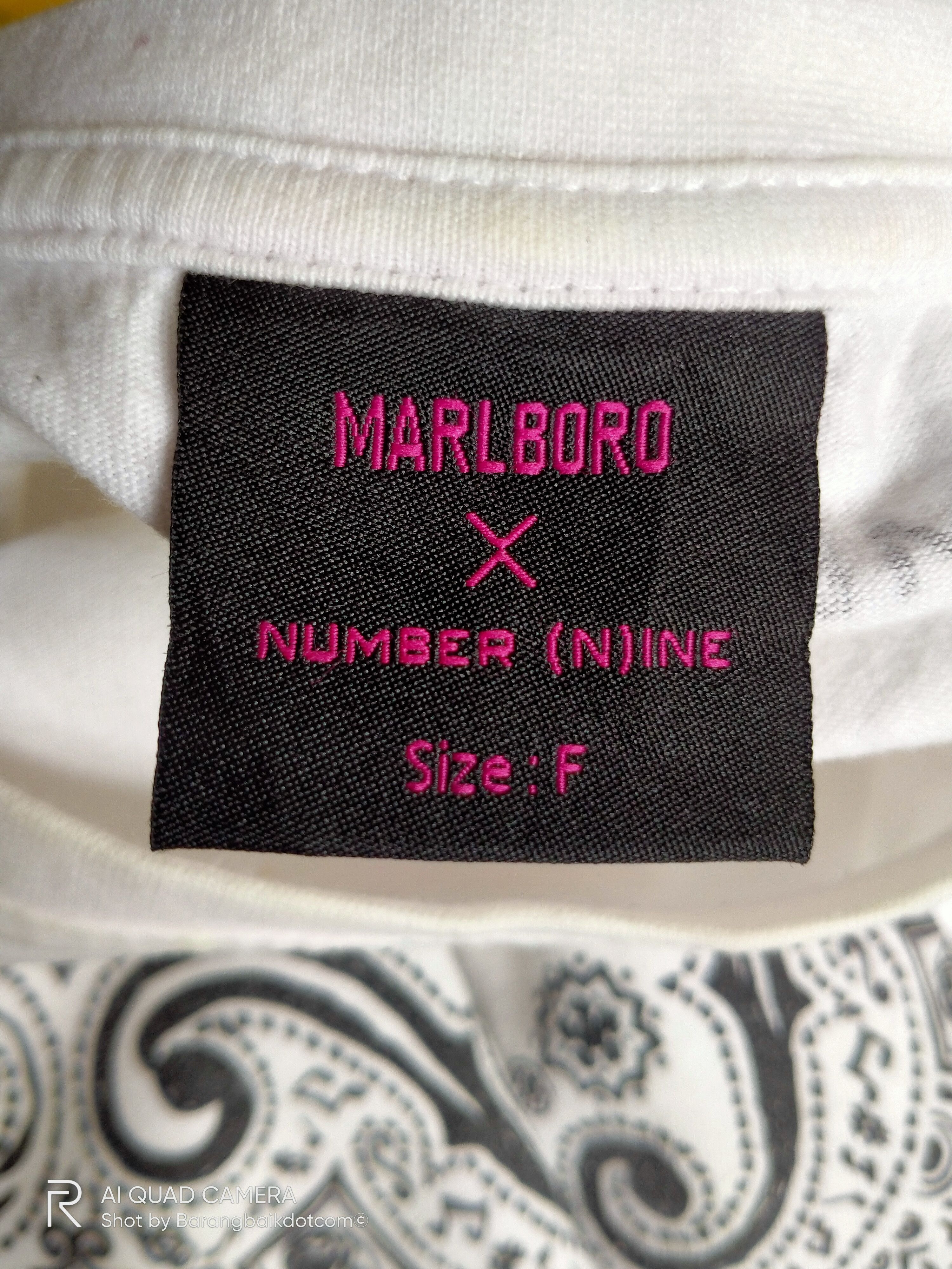 Marlboro × Number (N)ine × Takahiromiyashita The Soloist. NUMBER (N)INE x MARLBORO Paisley T-shirt Size US M / EU 48-50 / 2 - 7 Thumbnail