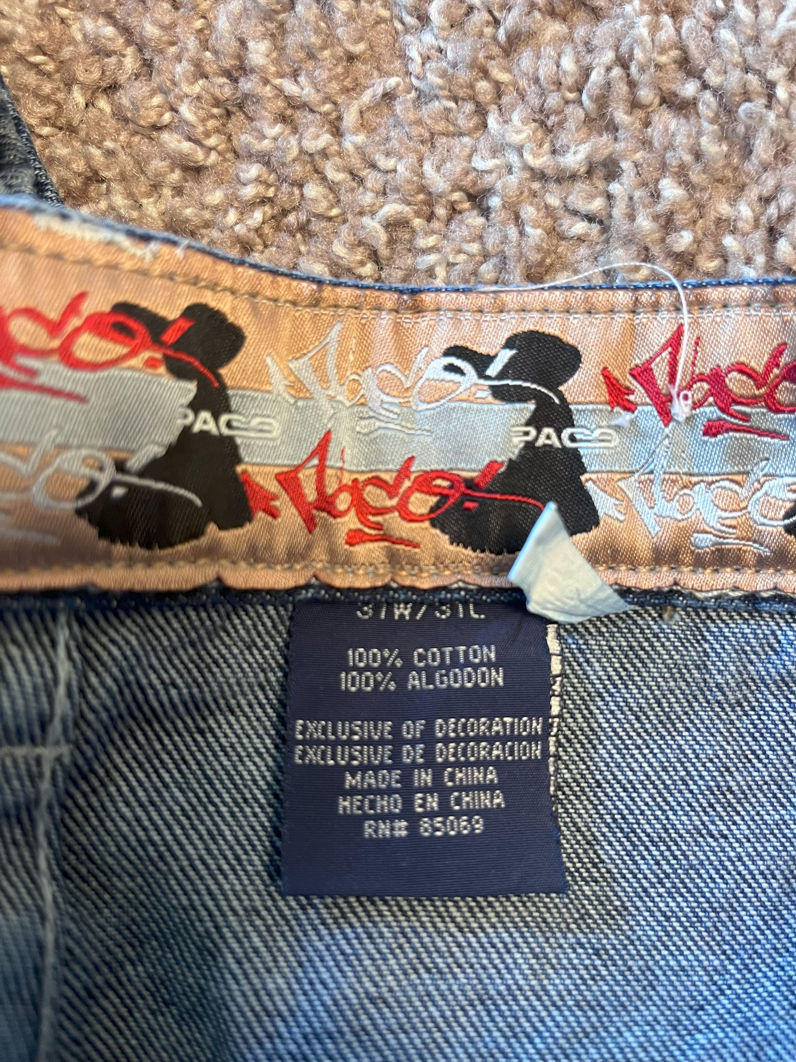 Rare Vintage Paco Sport popular Jeans embroidered