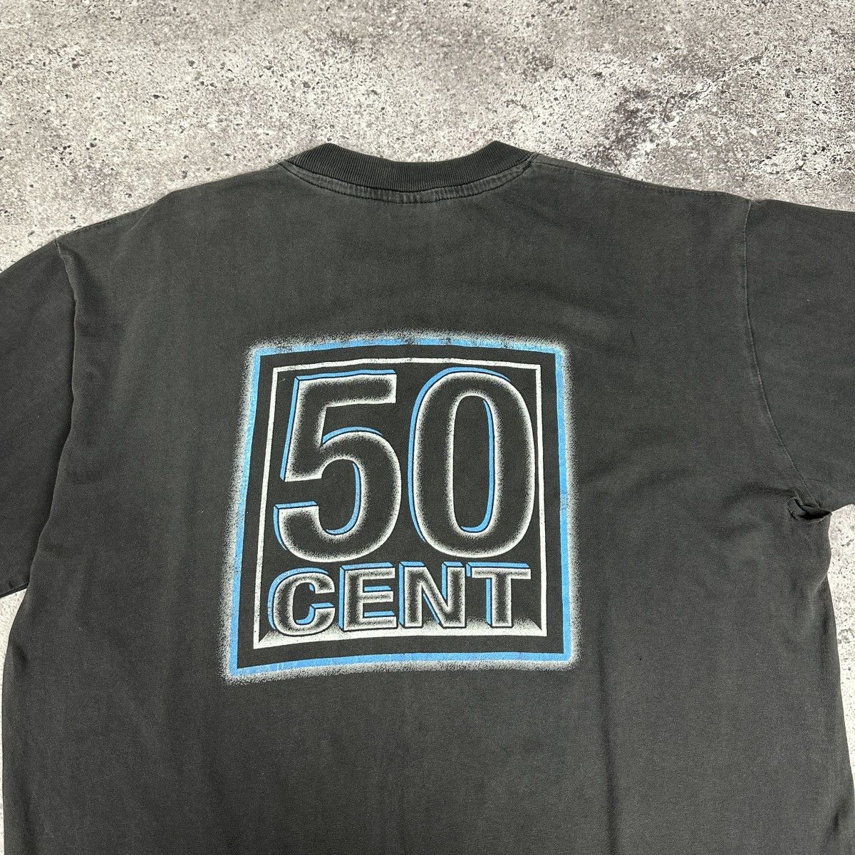 50 Cent Vintage 90s 50 Cent Washed distressed tee OG Rap y2k Gangsta Size US L / EU 52-54 / 3 - 10 Thumbnail