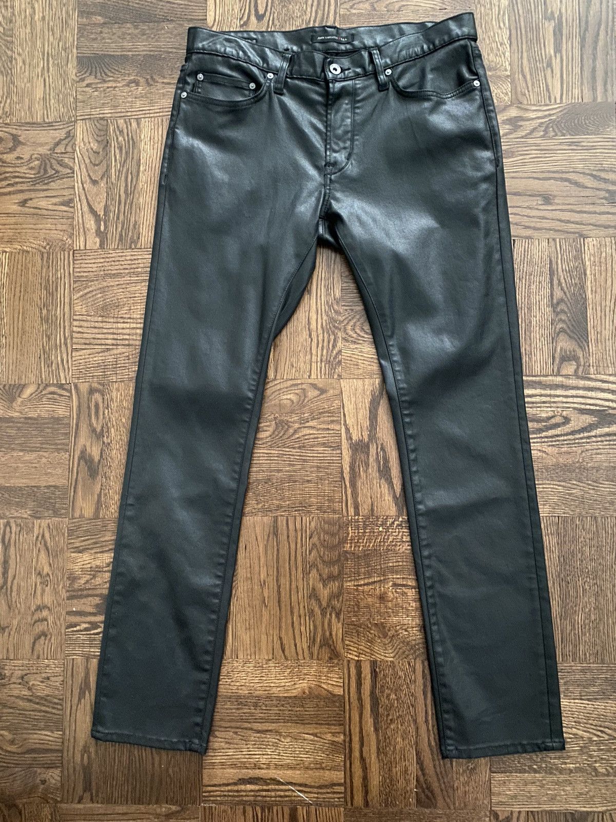 Coated Jeans