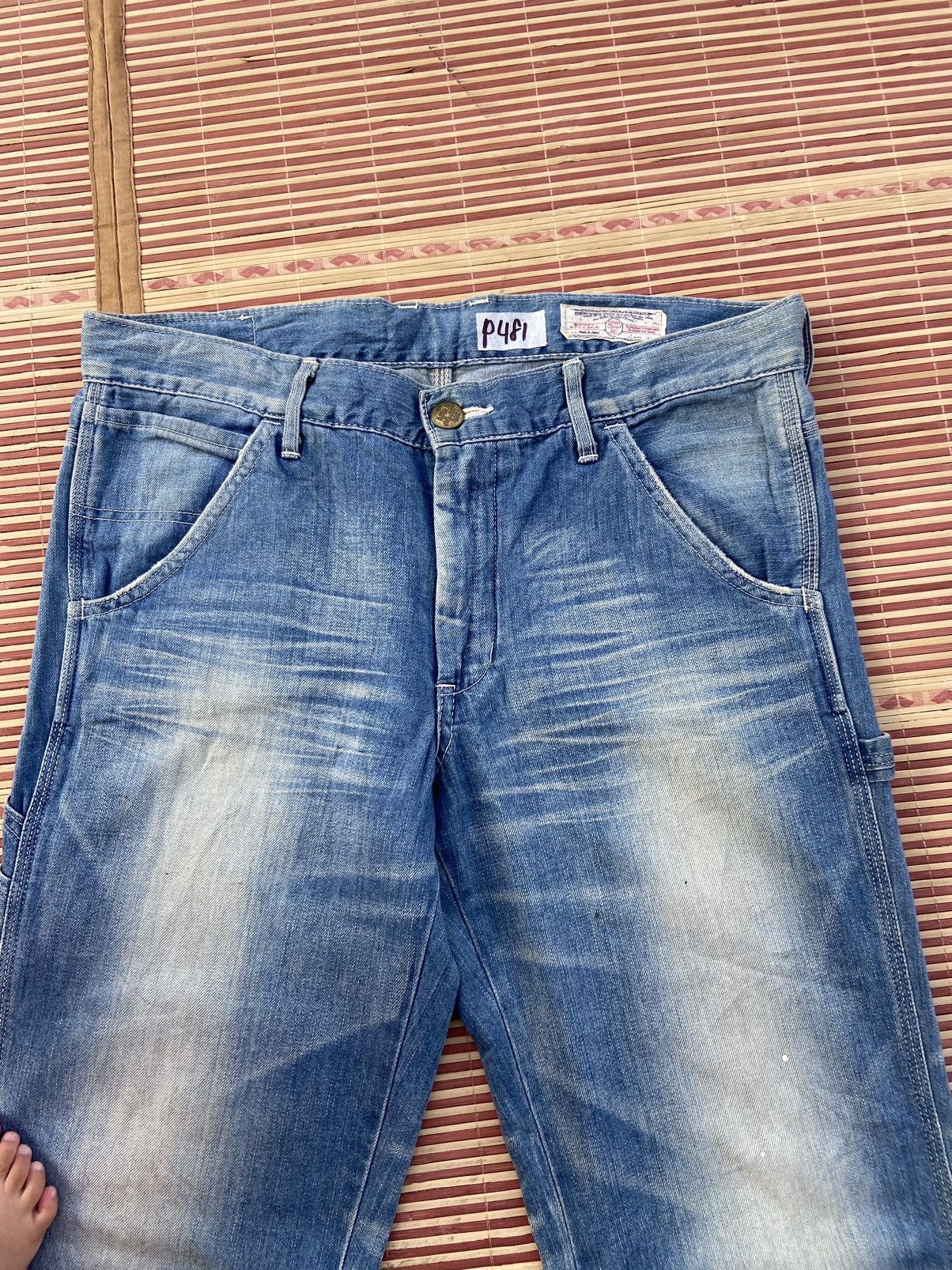 Edwin Edwin Rebel Vintage Pre Faded Carpenter Pant Size US 35 - 3 Thumbnail