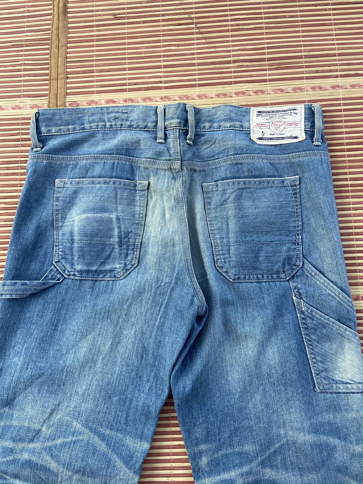 Edwin Edwin Rebel Vintage Pre Faded Carpenter Pant Size US 35 - 5 Thumbnail