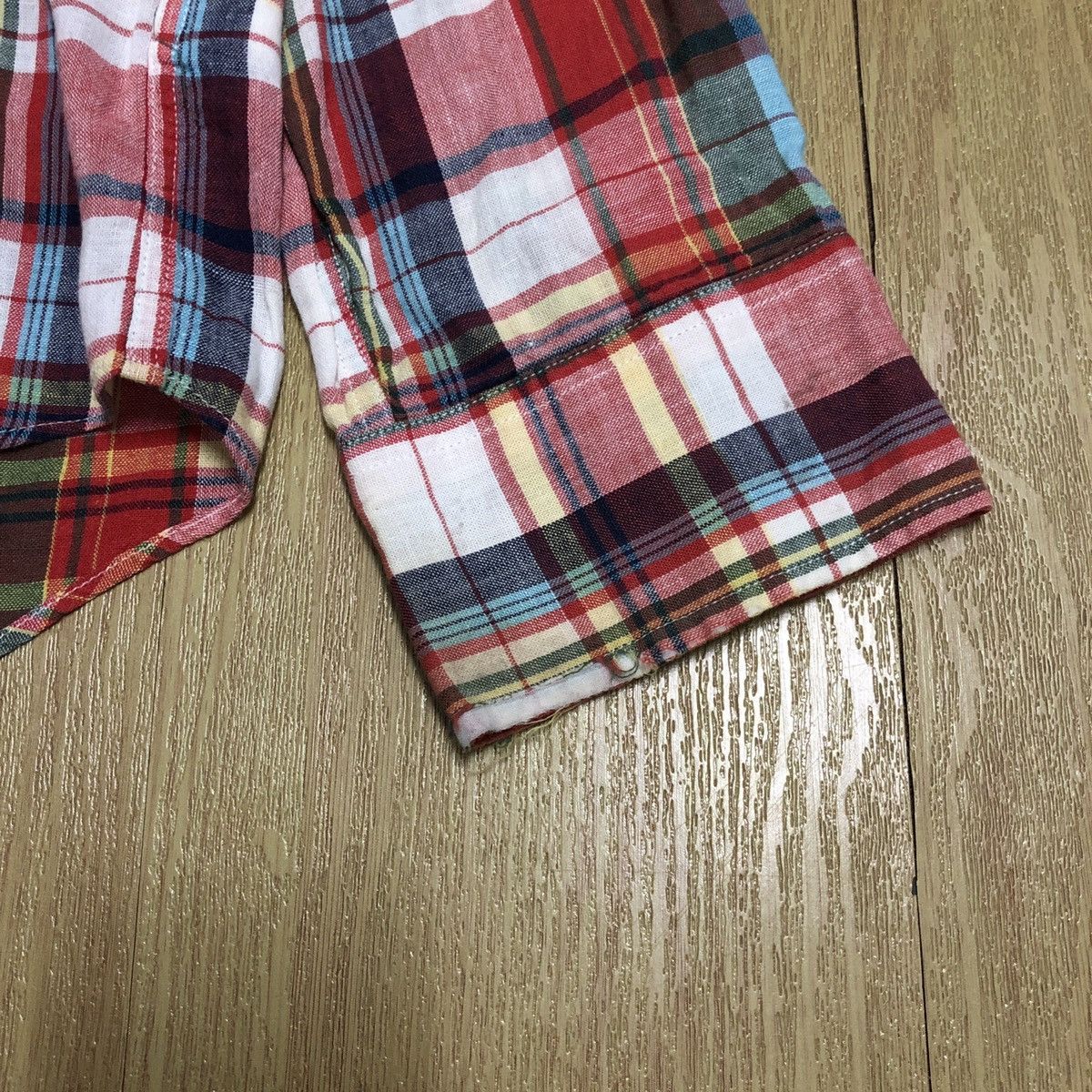 Bape Bape A Bathing Ape Plaid Flannel Size US L / EU 52-54 / 3 - 5 Thumbnail