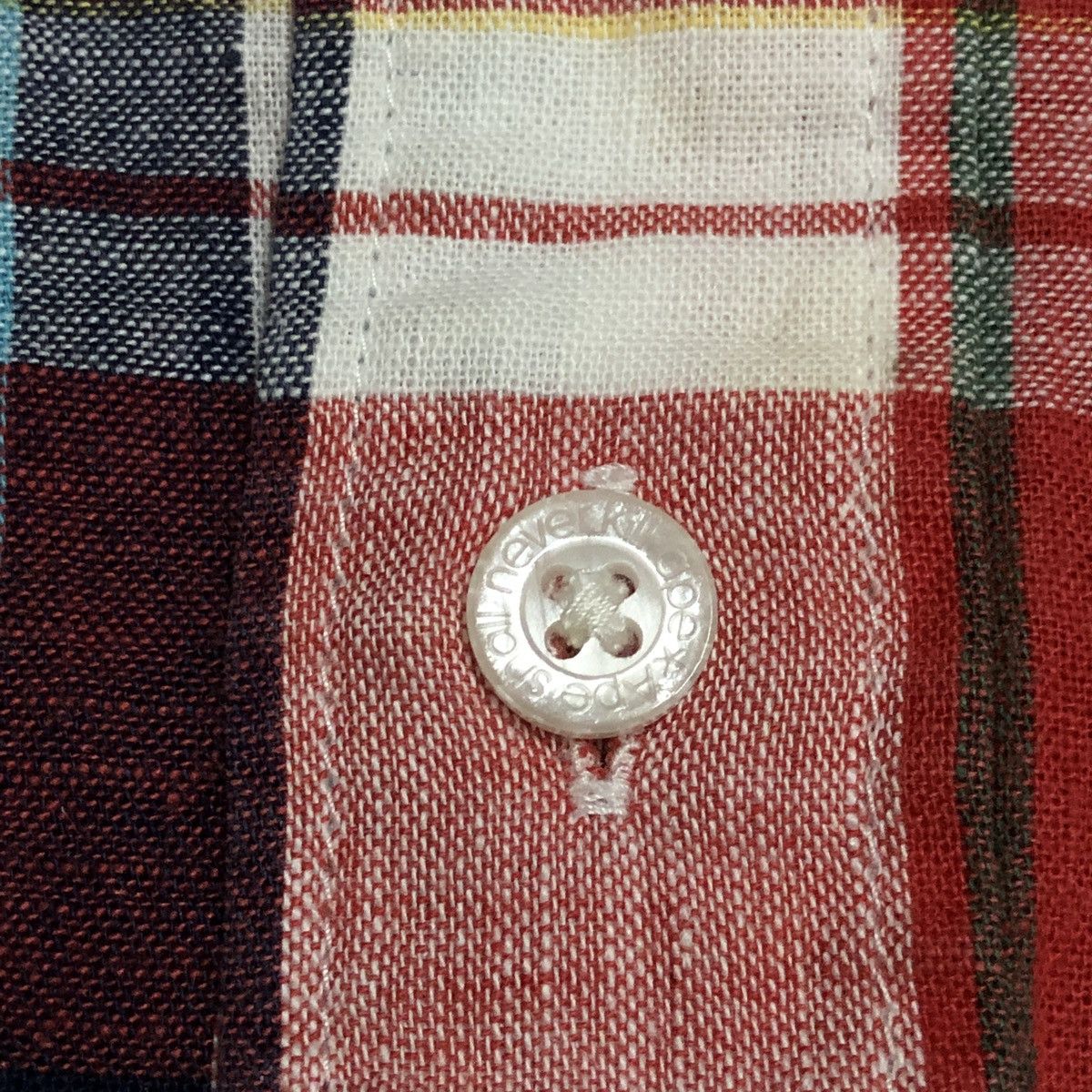 Bape Bape A Bathing Ape Plaid Flannel Size US L / EU 52-54 / 3 - 8 Thumbnail