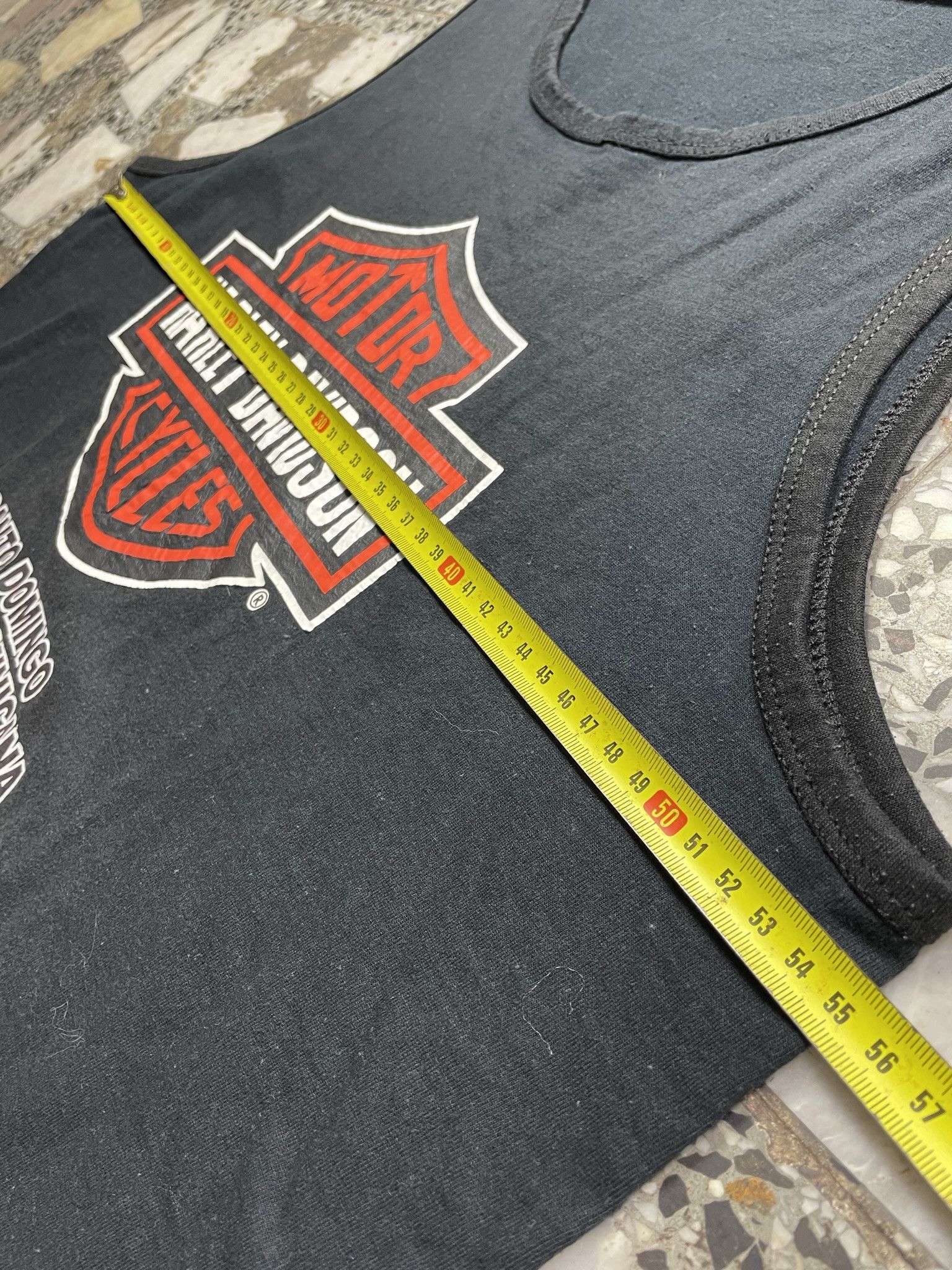Harley Davidson × Vintage VINTAGE HARLEY DAVIDSON HD MOTORCYCLES BLACK 90S TANK TOP Size US XL / EU 56 / 4 - 4 Thumbnail