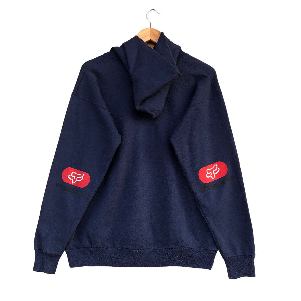Fox Racing × Vintage Vintage 90s Fox Racing Hoodie Size US S / EU 44-46 / 1 - 2 Thumbnail