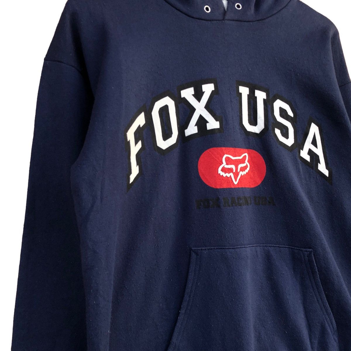 Fox Racing × Vintage Vintage 90s Fox Racing Hoodie Size US S / EU 44-46 / 1 - 5 Thumbnail