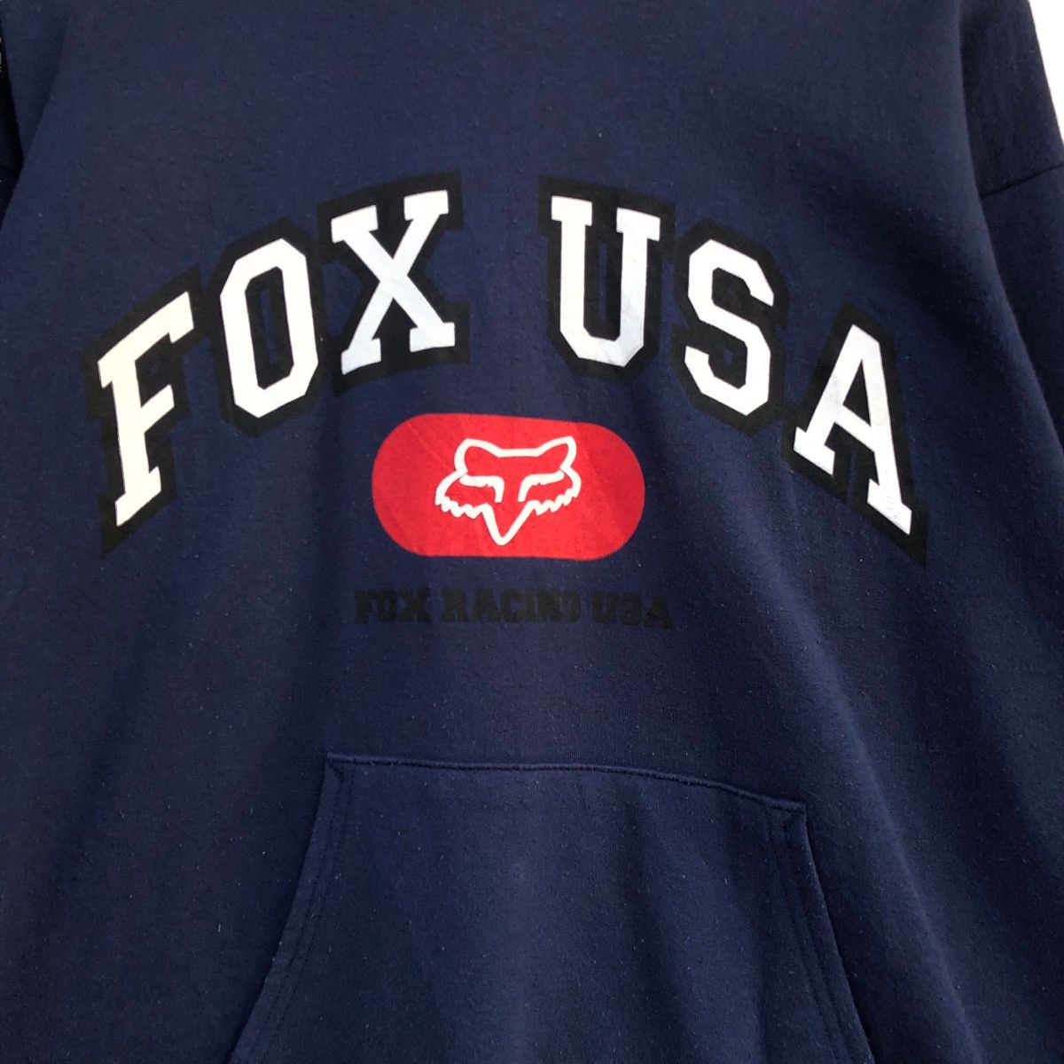 Fox Racing × Vintage Vintage 90s Fox Racing Hoodie Size US S / EU 44-46 / 1 - 7 Thumbnail