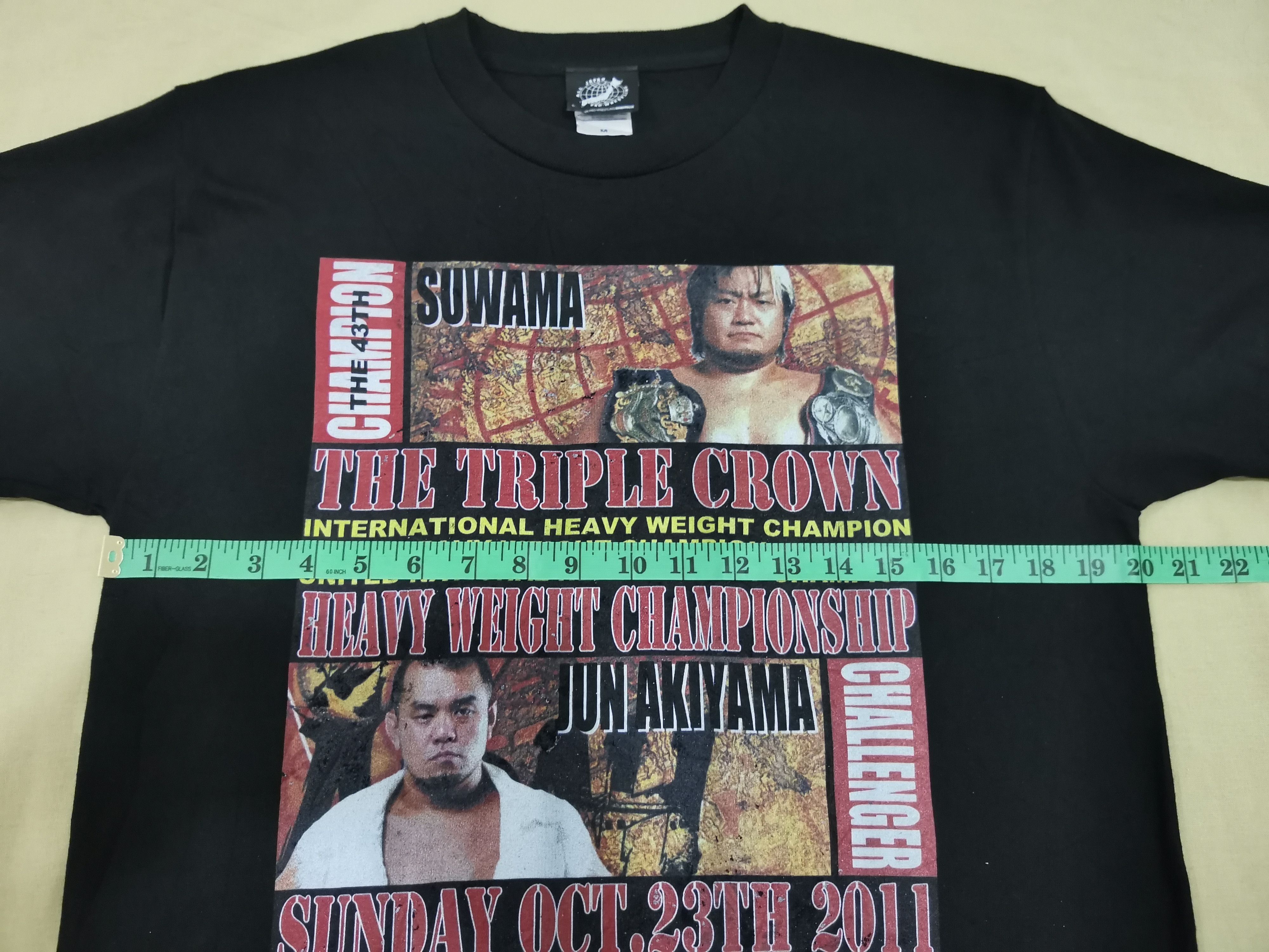 Japanese Brand Rare All Japan Pro Wrestling Tee WWF WWW WWE Undertaker Size US M / EU 48-50 / 2 - 6 Thumbnail