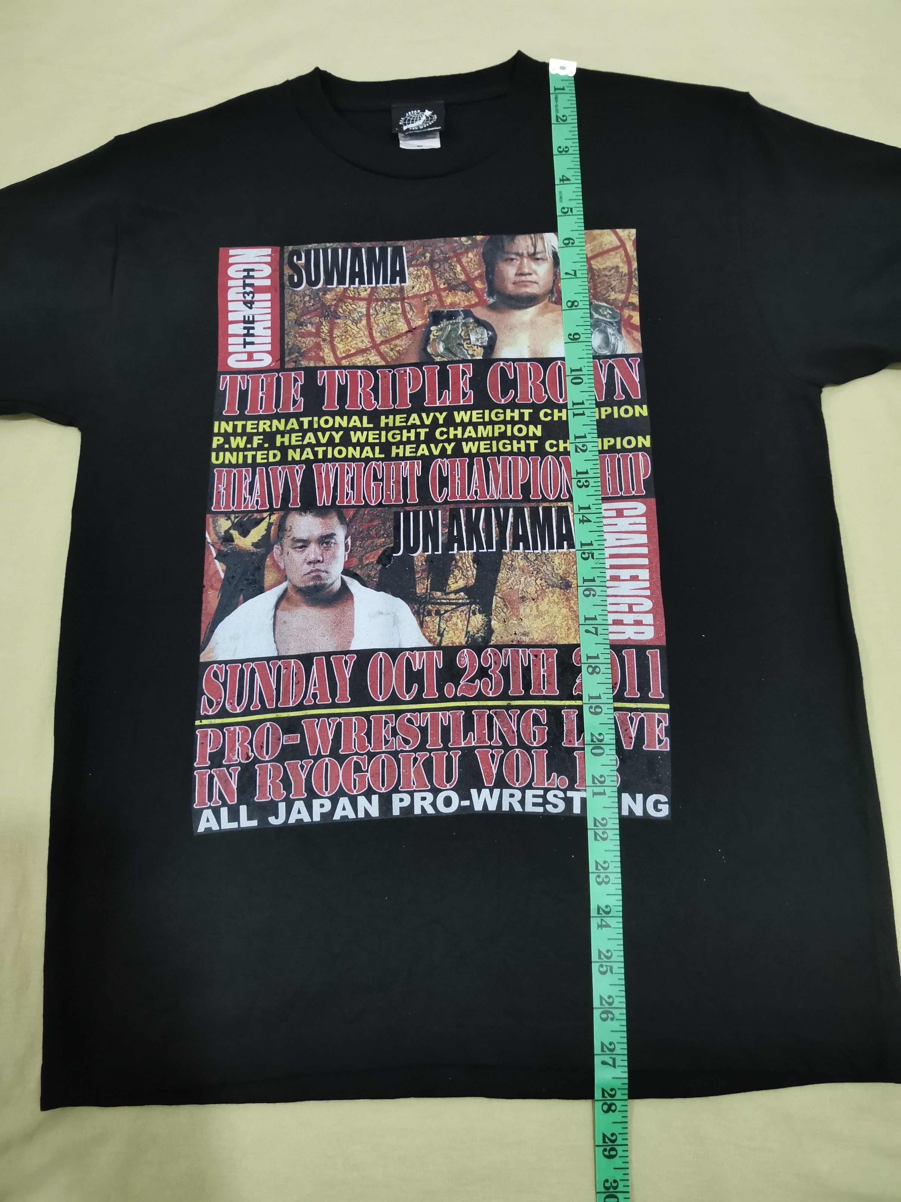 Japanese Brand Rare All Japan Pro Wrestling Tee WWF WWW WWE Undertaker Size US M / EU 48-50 / 2 - 5 Thumbnail