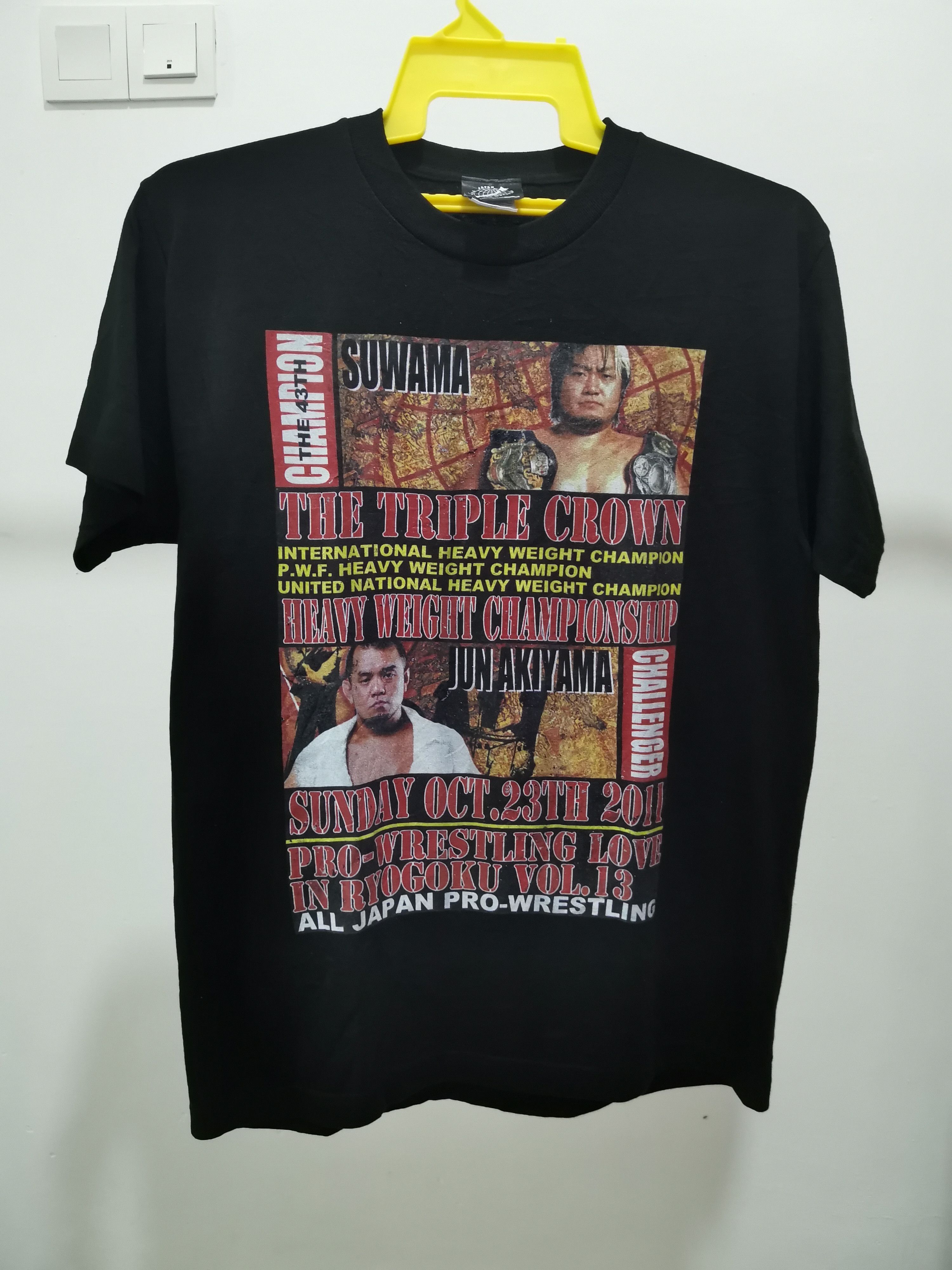 Japanese Brand Rare All Japan Pro Wrestling Tee WWF WWW WWE Undertaker Size US M / EU 48-50 / 2 - 3 Thumbnail