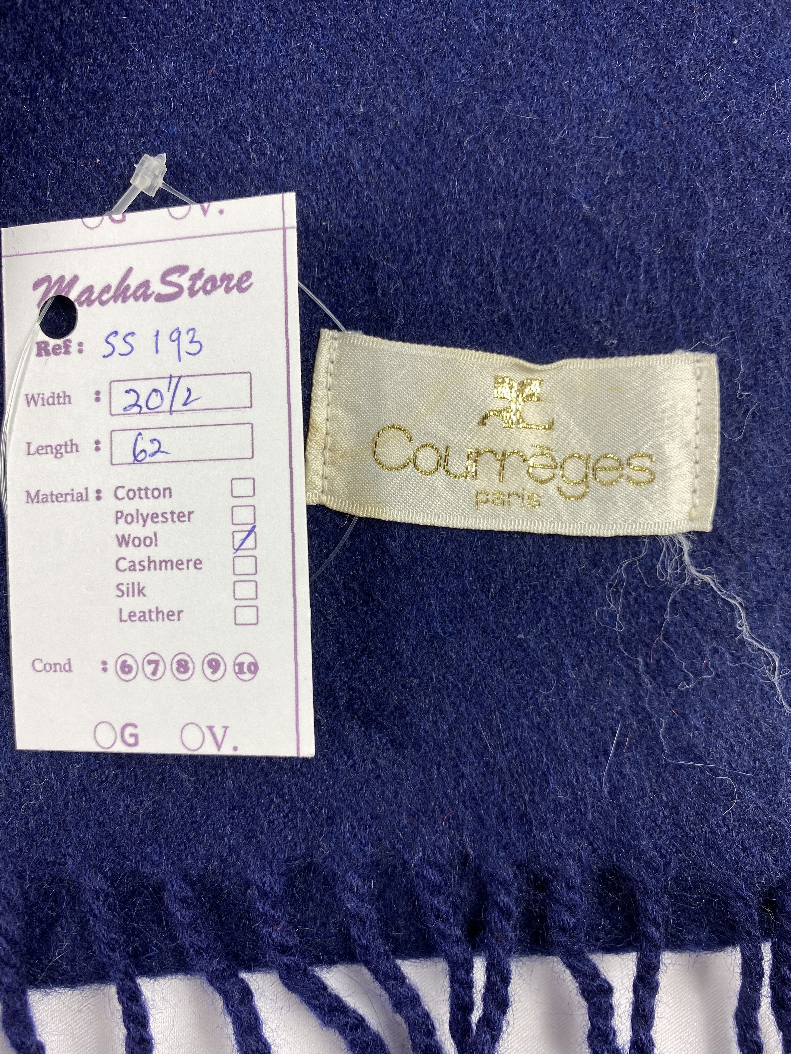 Courreges Courreges Scarf / Muffler / Neckwear Size ONE SIZE - 5 Thumbnail