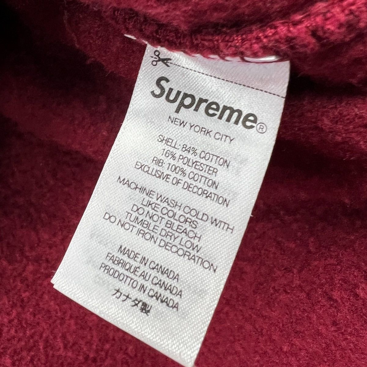 Supreme Supreme Box Logo Cardinal Red Size US XL / EU 56 / 4 - 4 Thumbnail