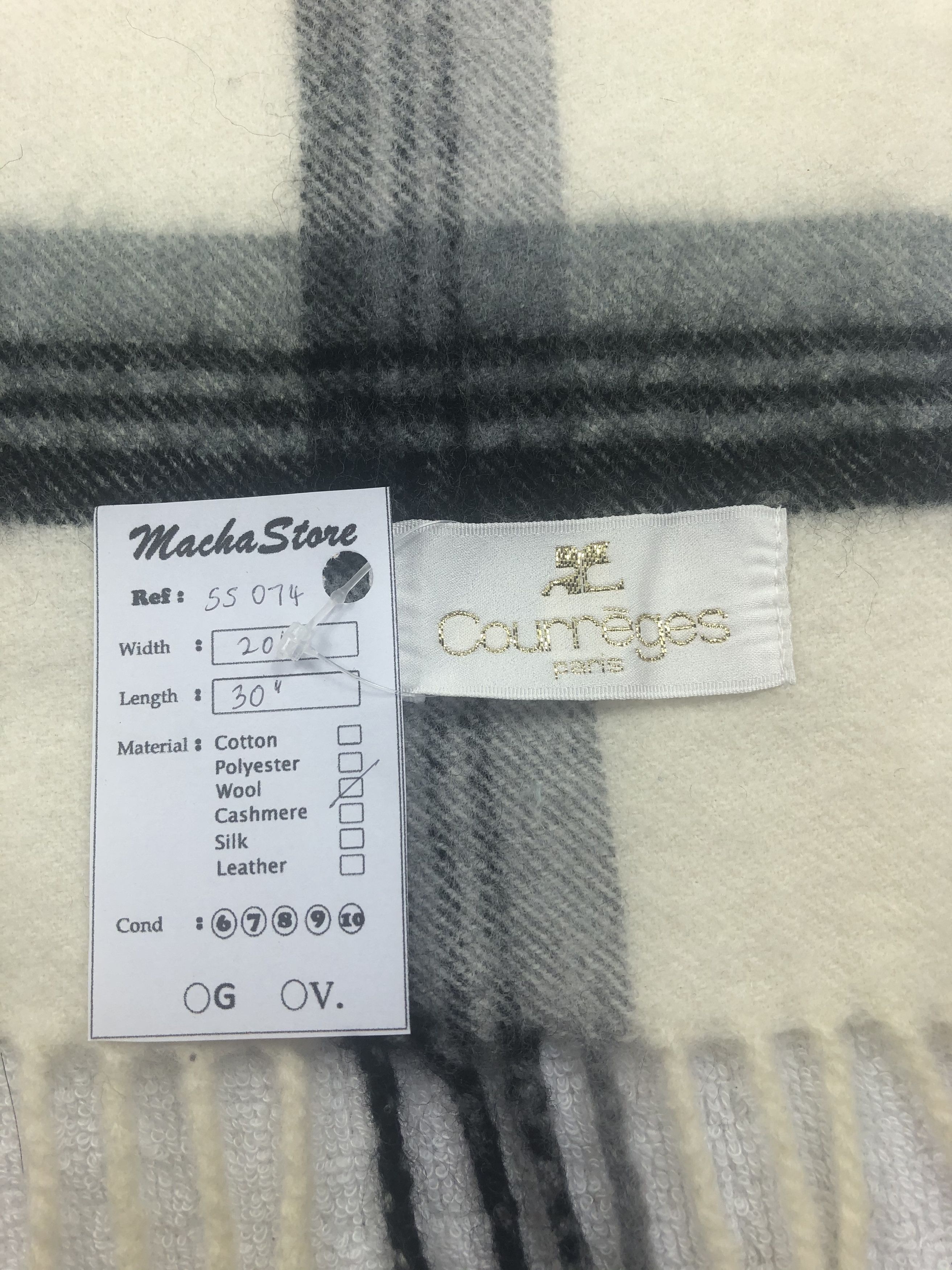 Courreges Courreges Scarf / Muffler / Neckwear Size ONE SIZE - 4 Thumbnail
