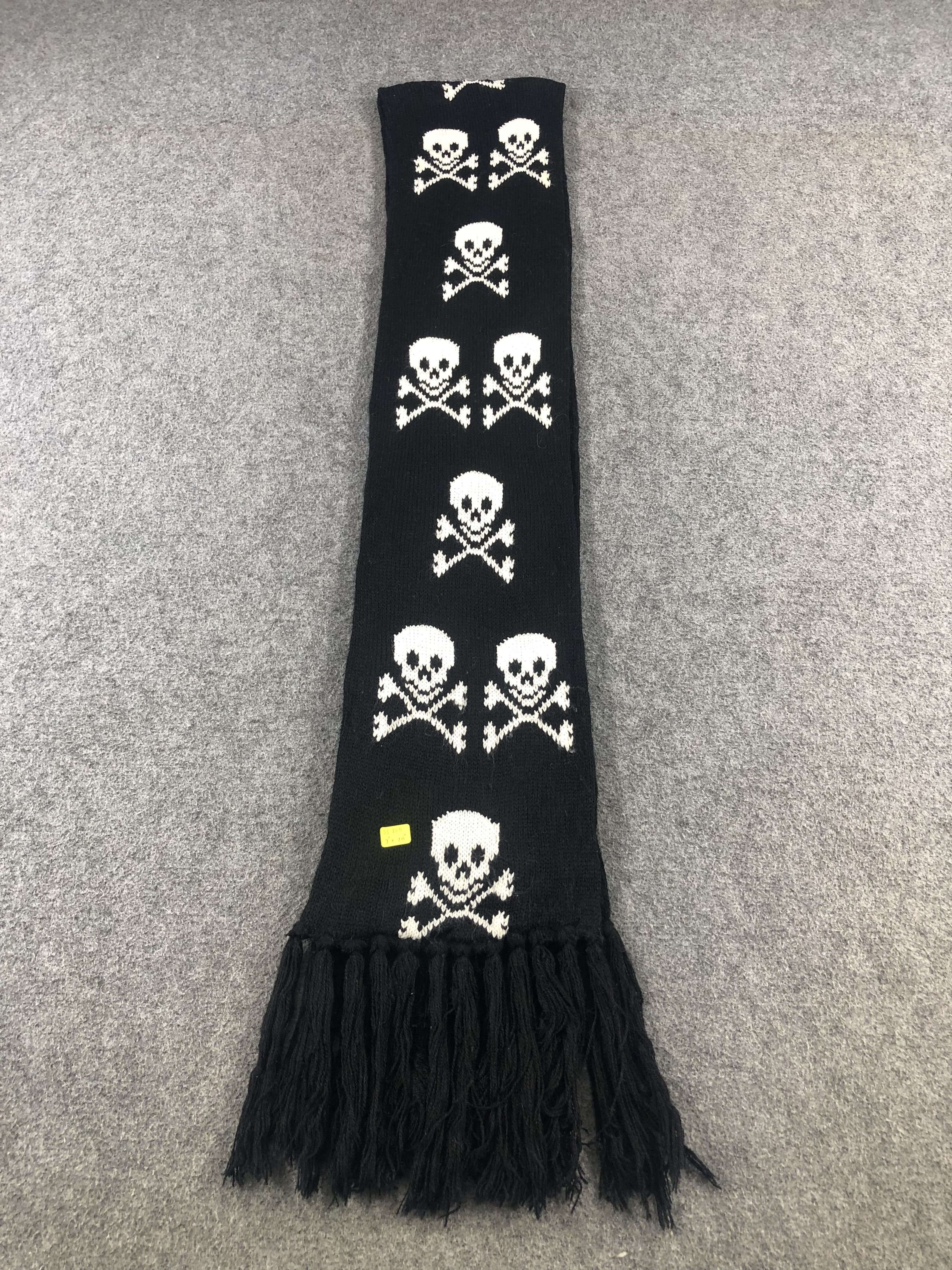 Vintage Skulls Winter Scarf / Muffler / Neckwear Size ONE SIZE - 3 Thumbnail