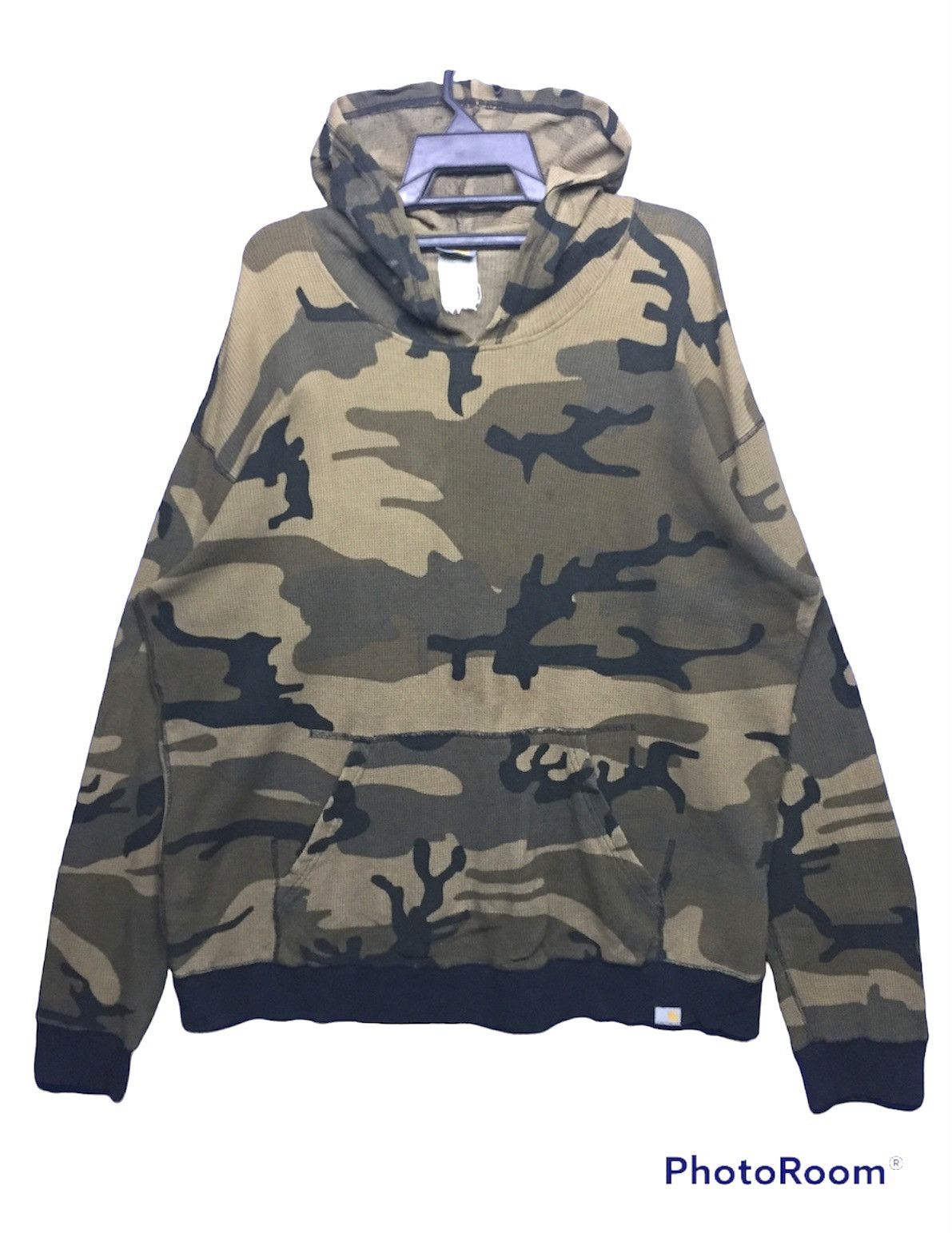 Carhartt Vintage Carhartt Camo Military Style Hoodie Size XXL Size US XXL / EU 58 / 5 - 1 Thumbnail
