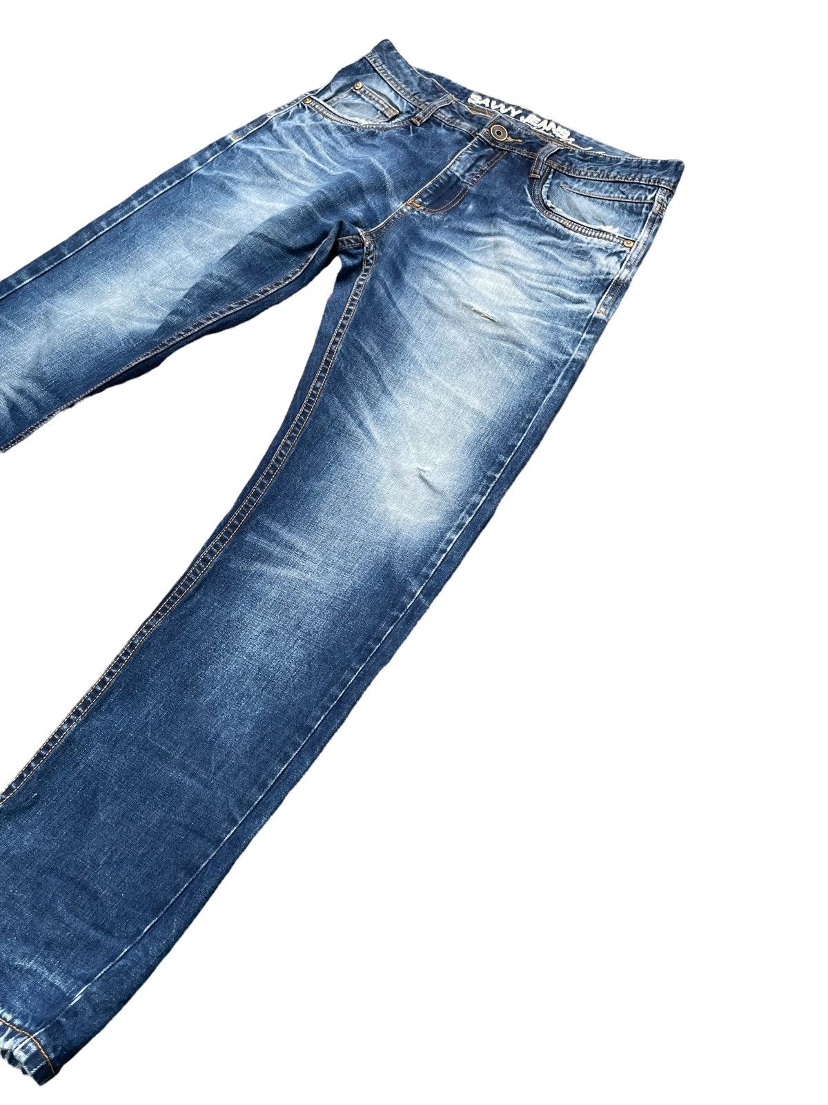 Other Savvy Jeans Aging Distresed Denim Size US 33 - 3 Thumbnail