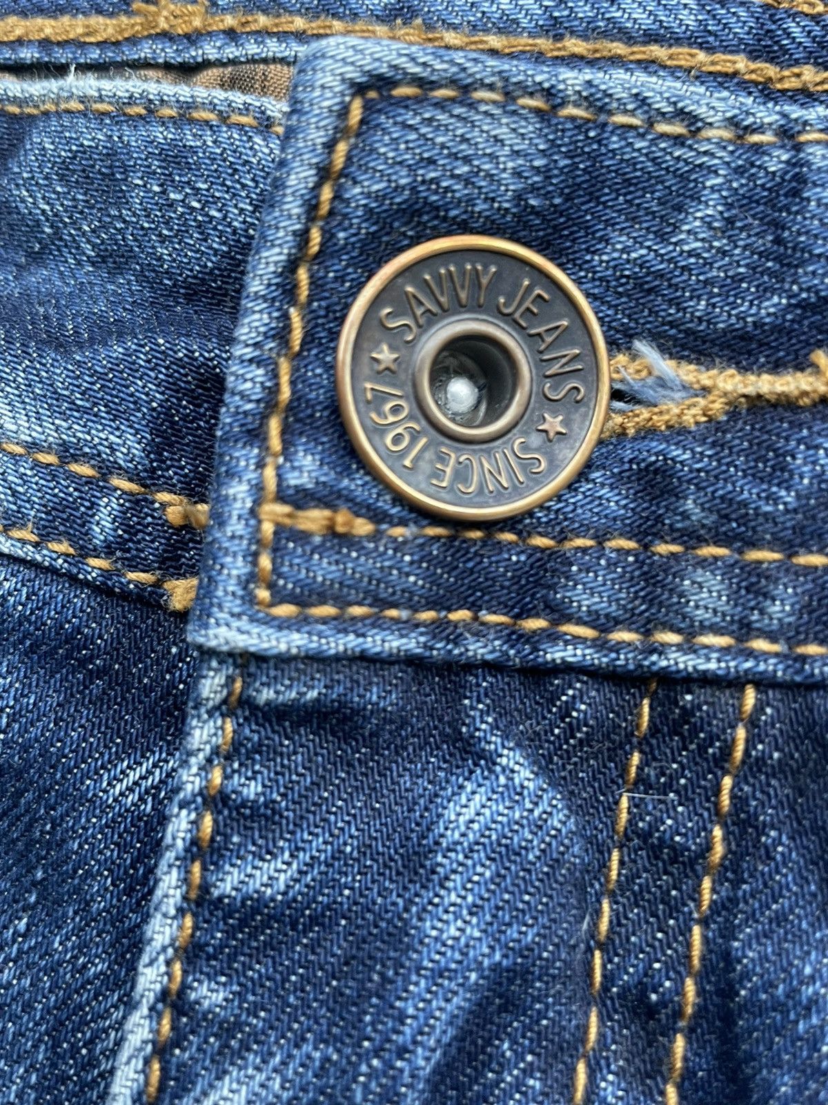 Other Savvy Jeans Aging Distresed Denim Size US 33 - 18 Thumbnail