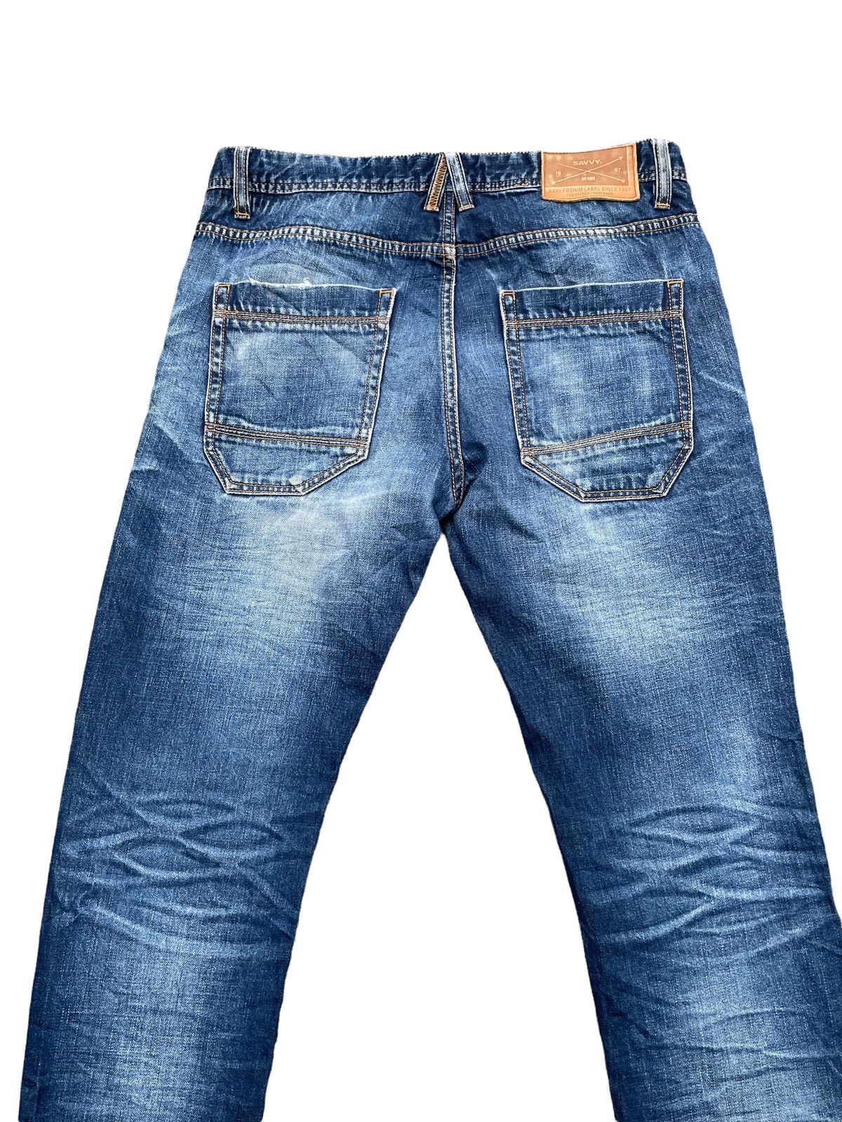 Other Savvy Jeans Aging Distresed Denim Size US 33 - 10 Thumbnail