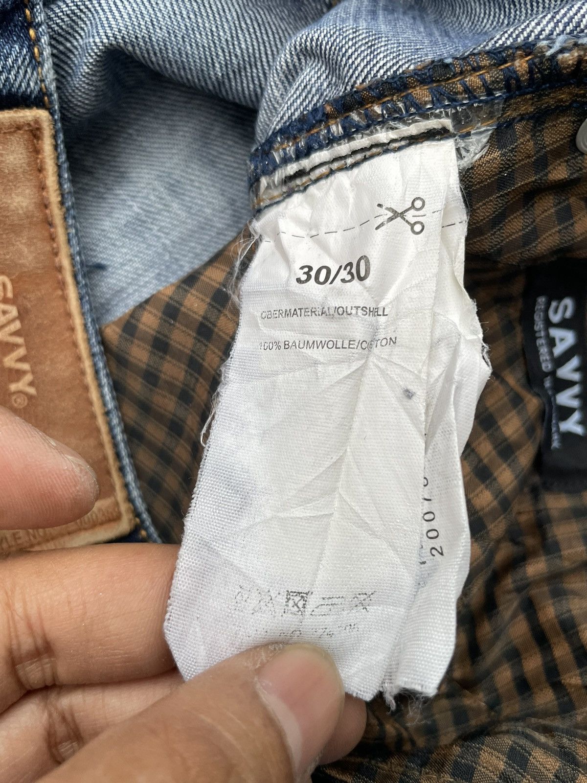 Other Savvy Jeans Aging Distresed Denim Size US 33 - 14 Thumbnail