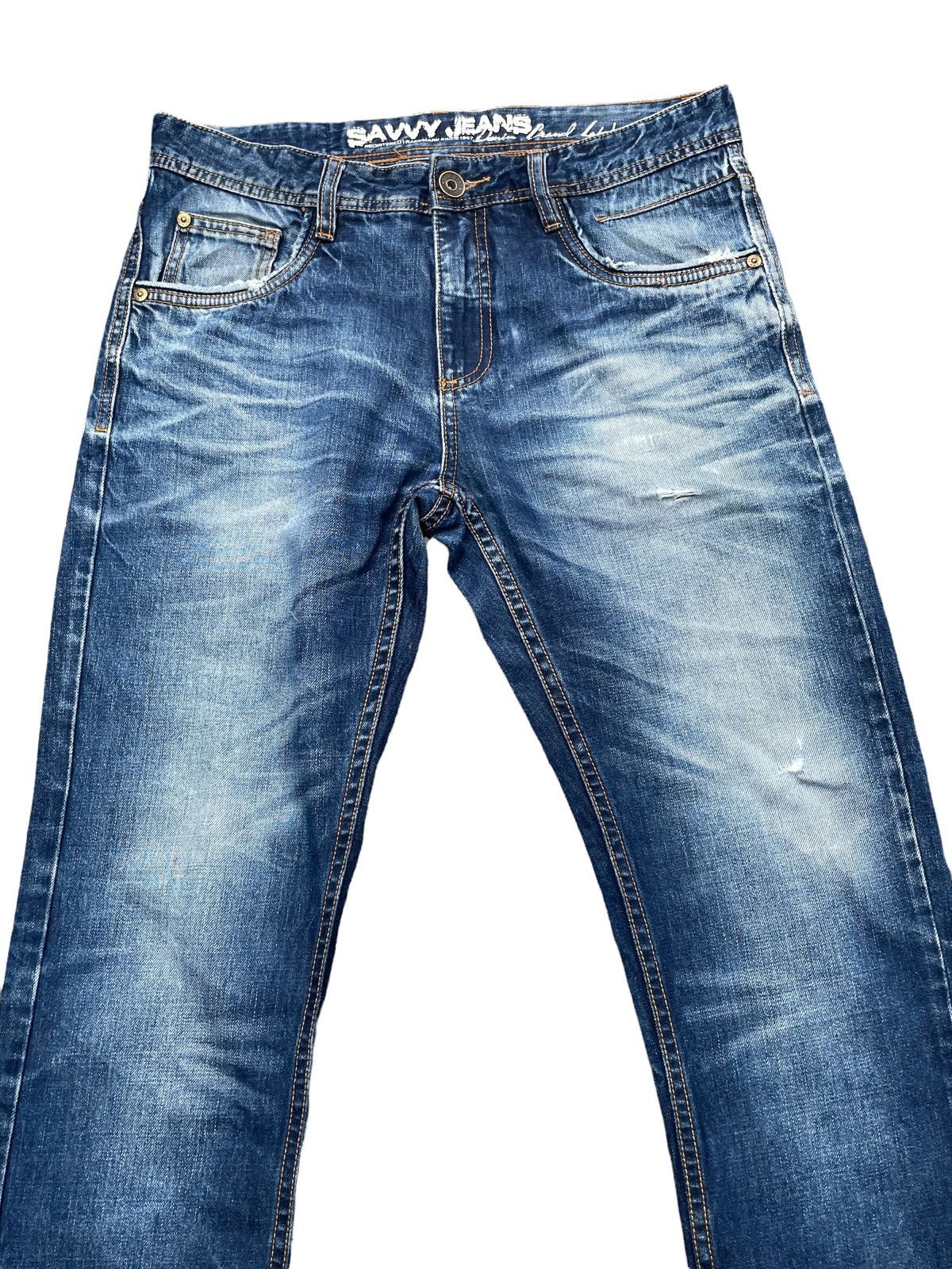 Other Savvy Jeans Aging Distresed Denim Size US 33 - 4 Thumbnail