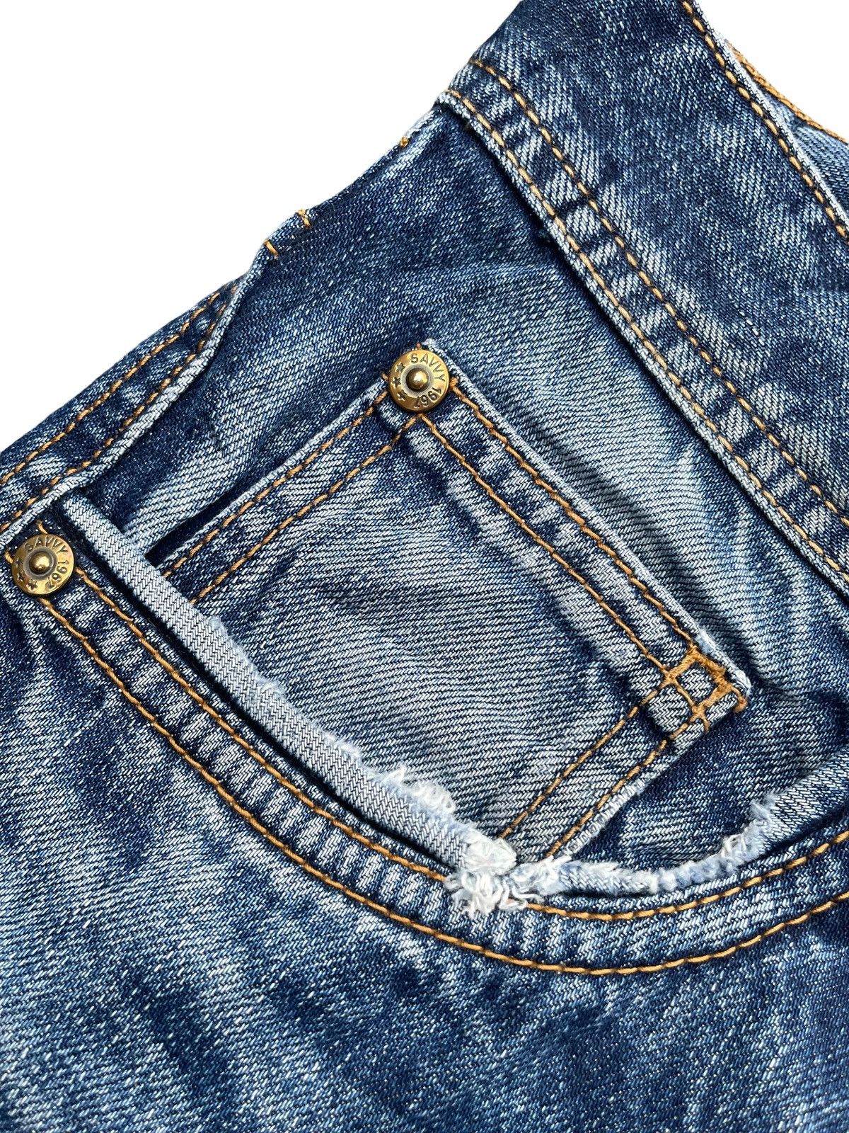Other Savvy Jeans Aging Distresed Denim Size US 33 - 8 Thumbnail