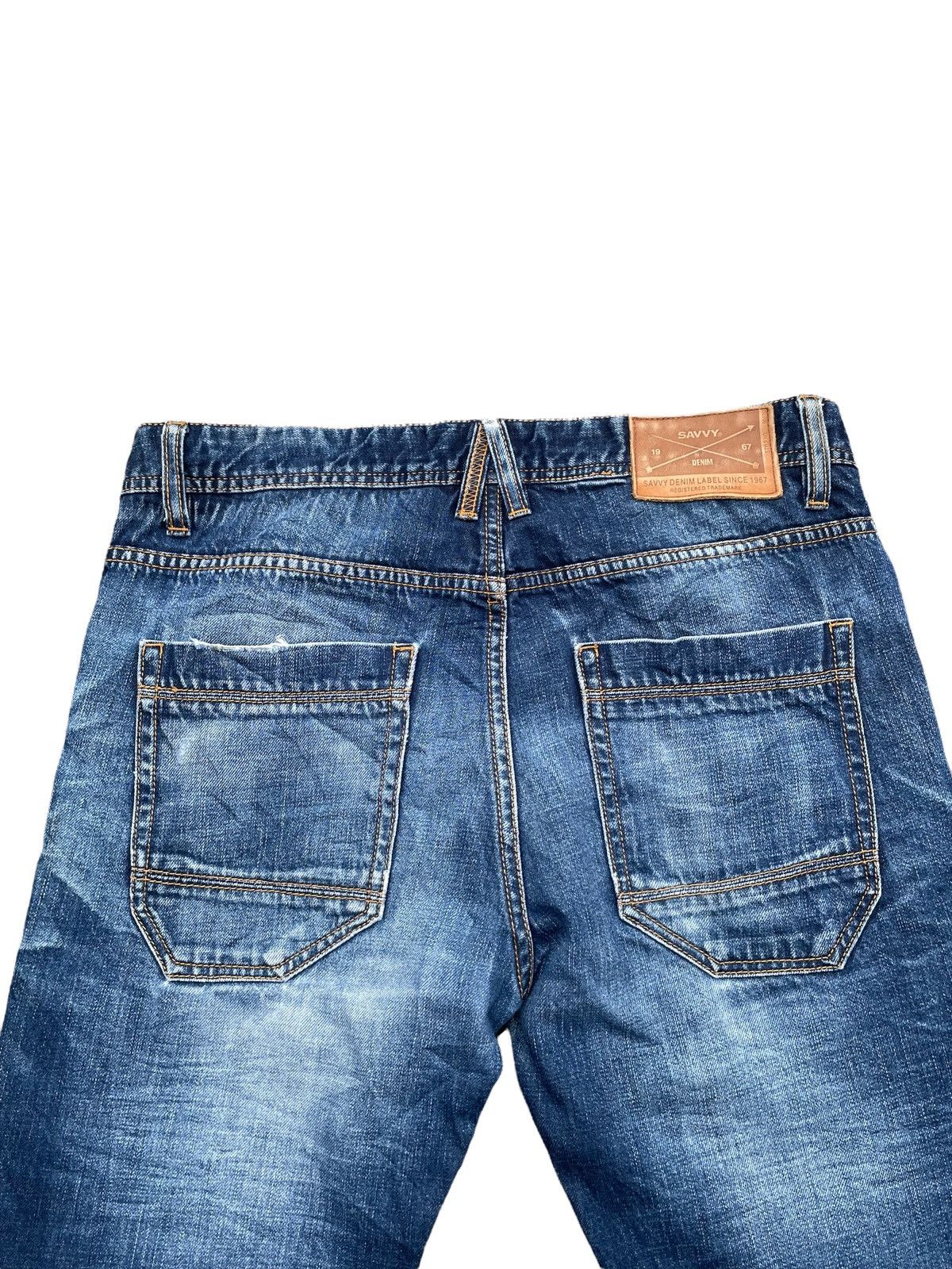 Other Savvy Jeans Aging Distresed Denim Size US 33 - 11 Thumbnail