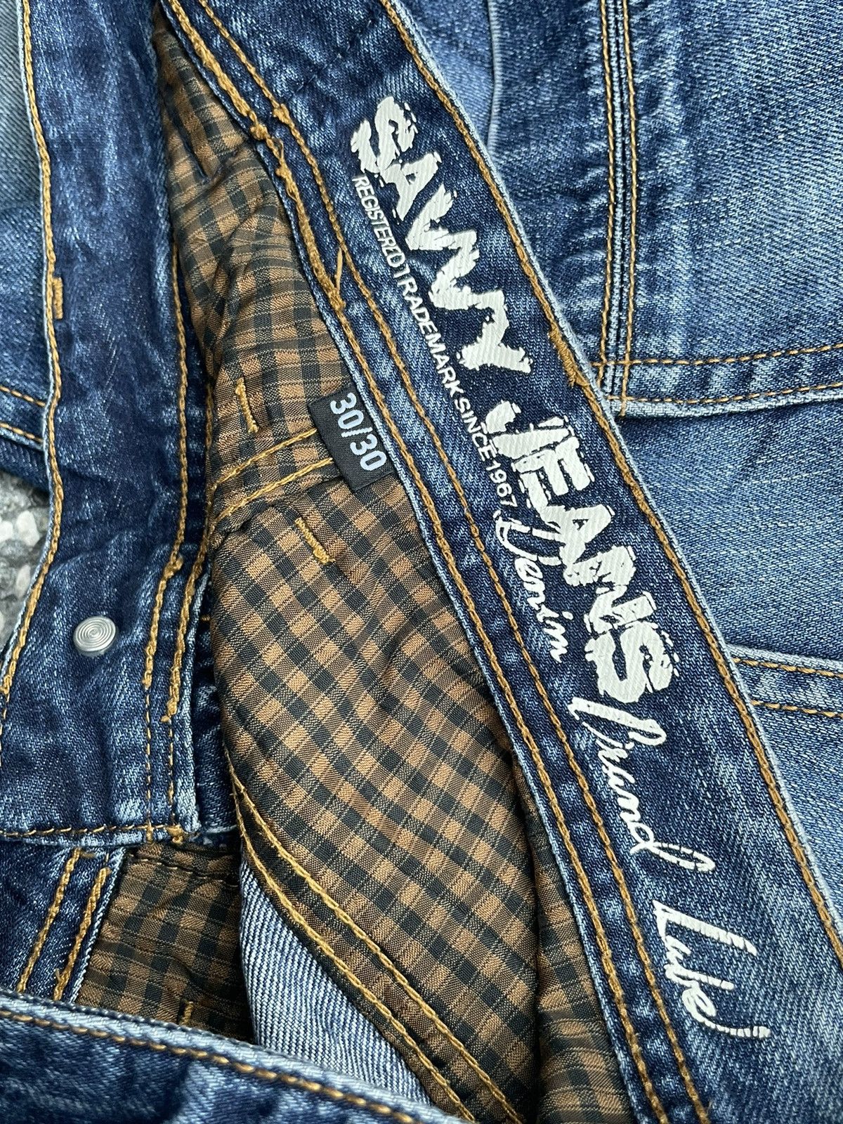 Other Savvy Jeans Aging Distresed Denim Size US 33 - 17 Thumbnail
