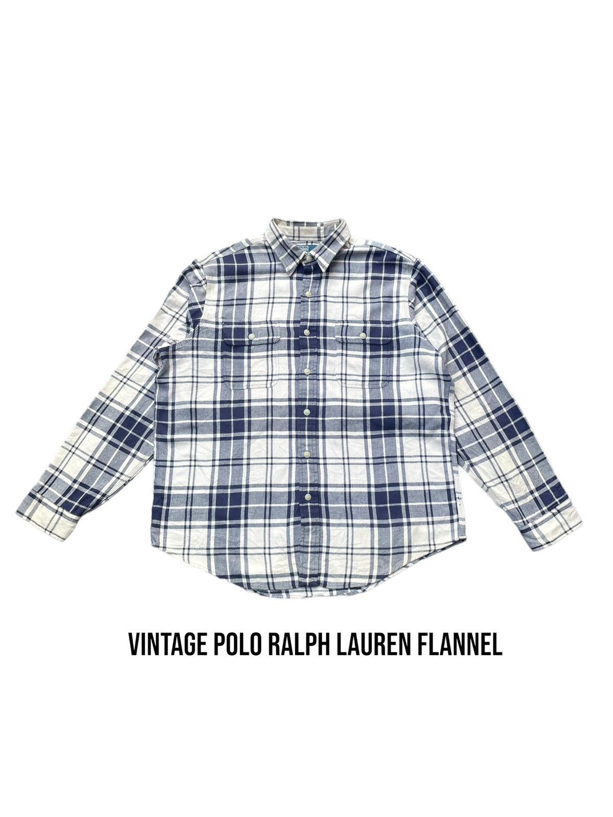 Polo Ralph Lauren Vintage Polo Ralph Lauren Flannel Shirt Size US XL / EU 56 / 4 - 1 Thumbnail