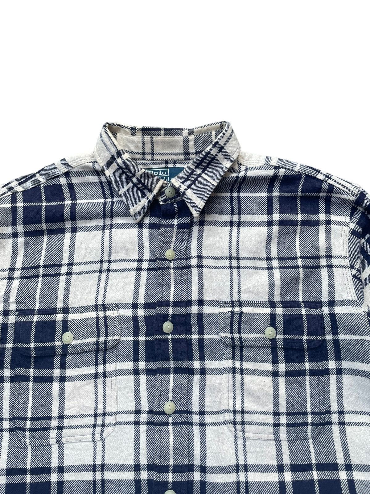 Polo Ralph Lauren Vintage Polo Ralph Lauren Flannel Shirt Size US XL / EU 56 / 4 - 4 Thumbnail