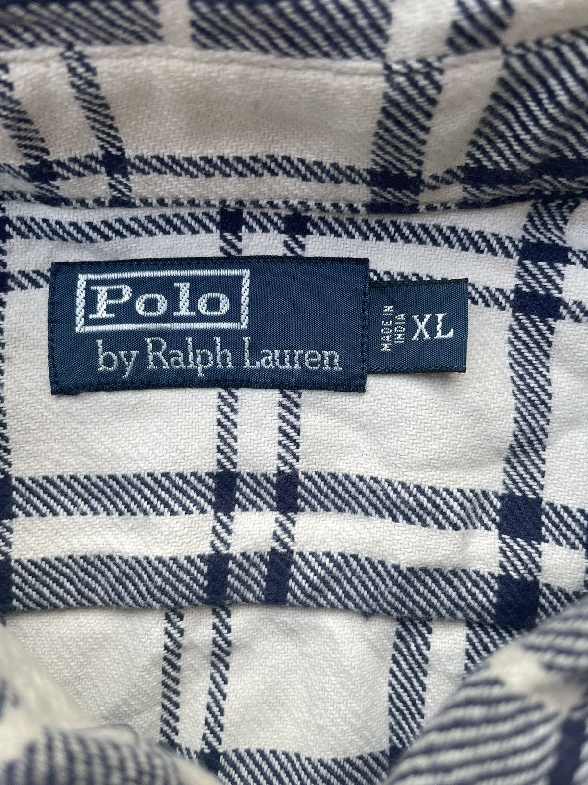 Polo Ralph Lauren Vintage Polo Ralph Lauren Flannel Shirt Size US XL / EU 56 / 4 - 7 Thumbnail