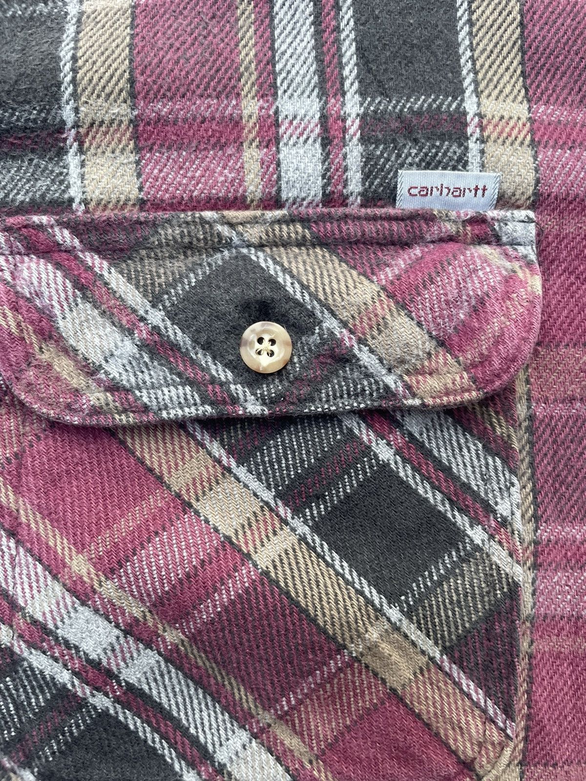Carhartt Vintage Carhartt Flannel Shirt Size US XL / EU 56 / 4 - 10 Thumbnail