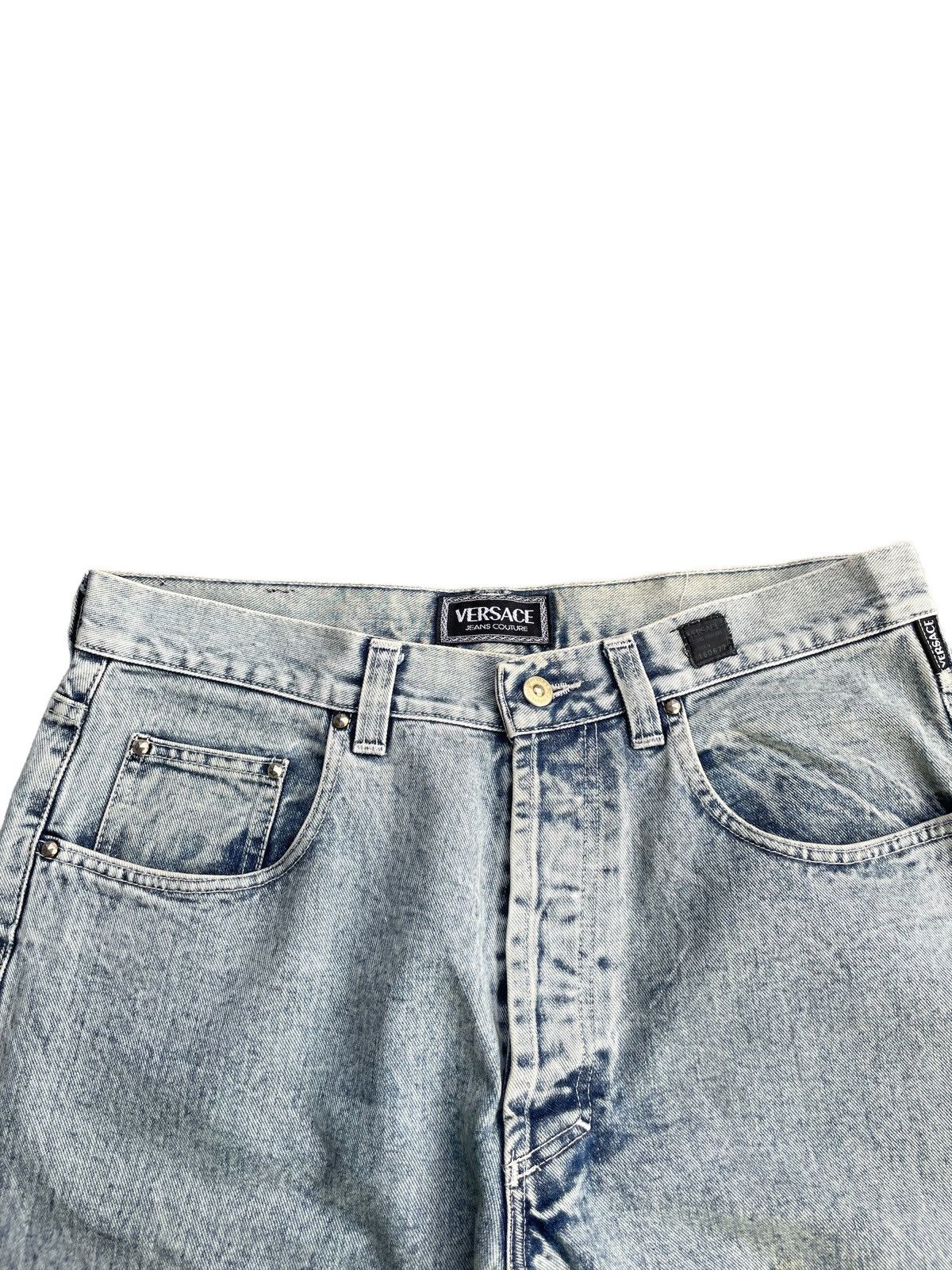 Versace Vintage Versace Stone Wash Denim Size US 35 - 8 Thumbnail