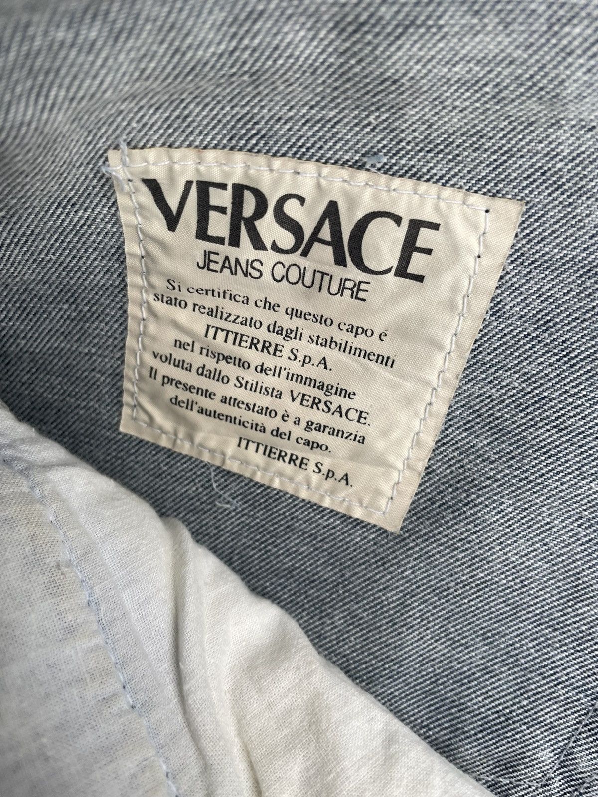 Versace Vintage Versace Stone Wash Denim Size US 35 - 17 Thumbnail