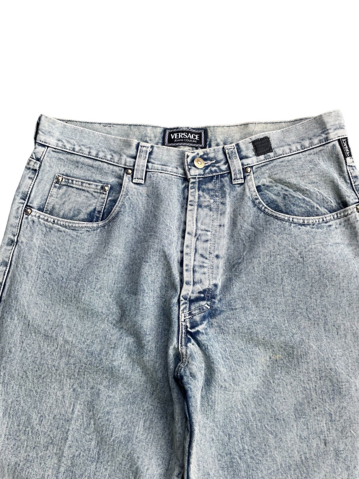 Versace Vintage Versace Stone Wash Denim Size US 35 - 6 Thumbnail
